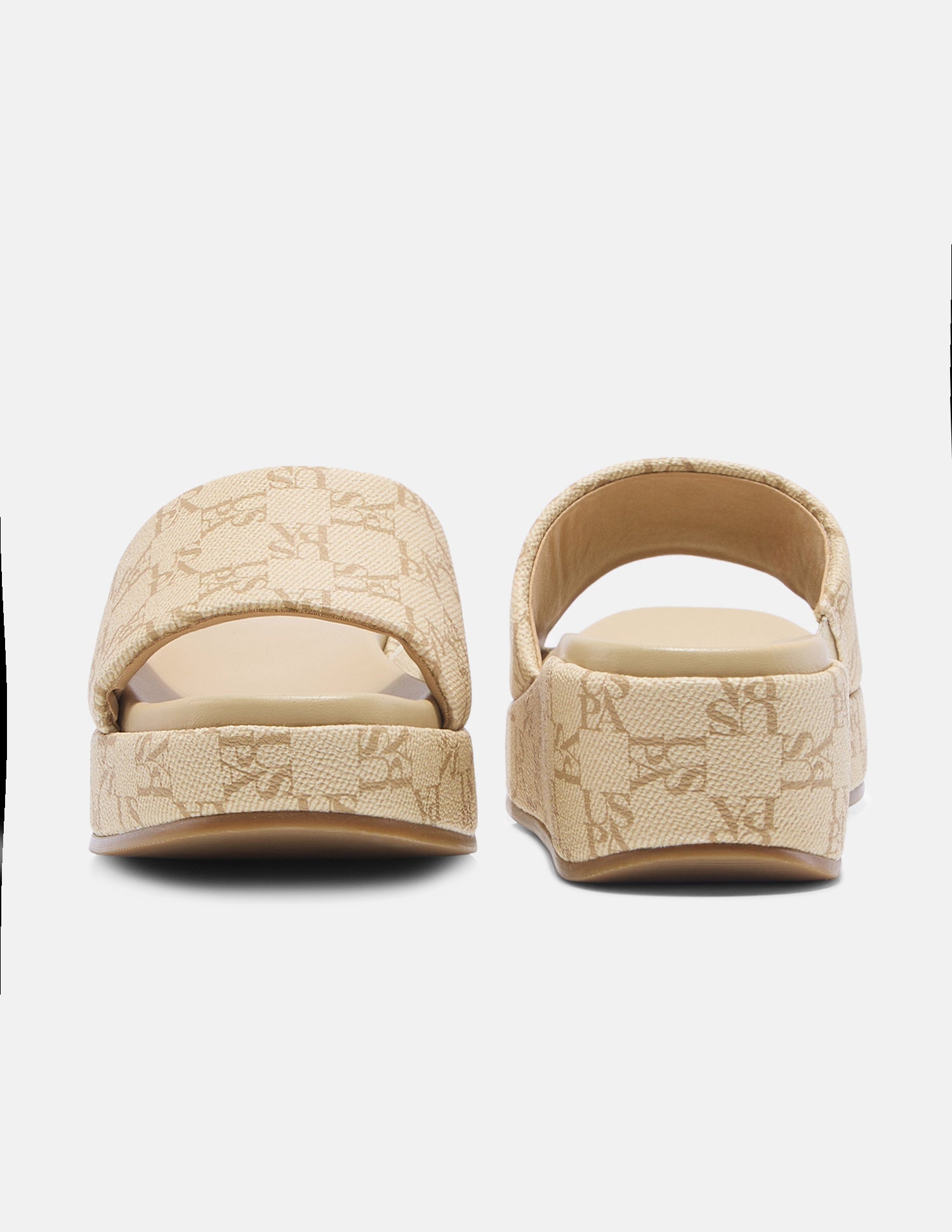 Broad Strap Tiana Platform Heels Beige - U.S. Polo Assn. India | Large