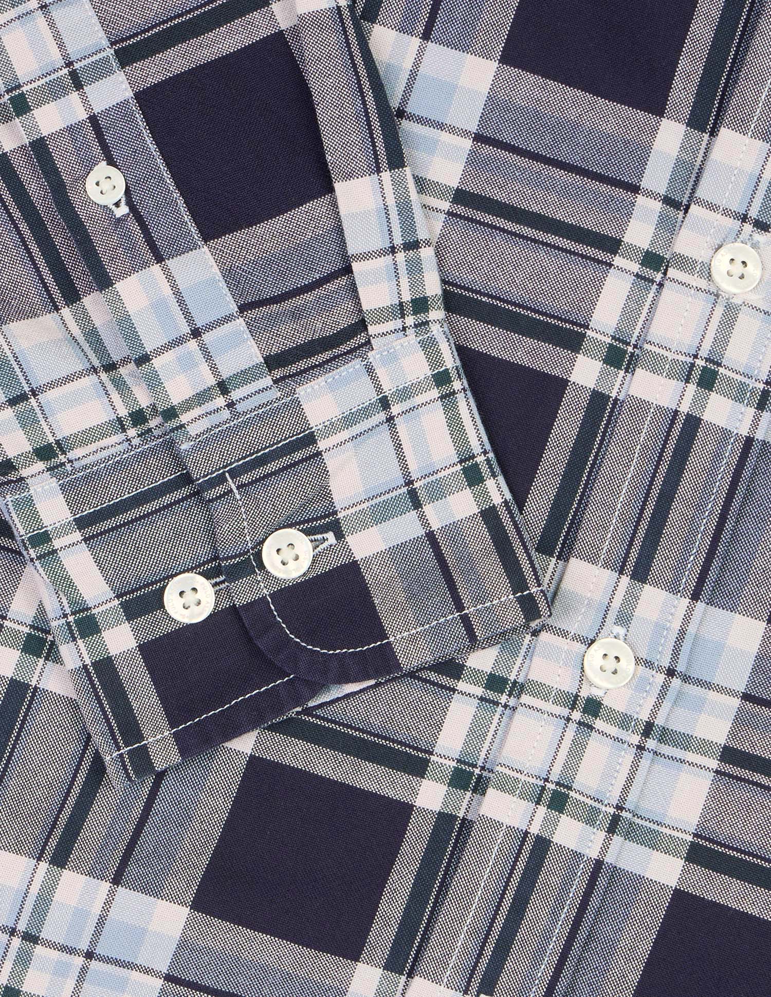 Tartan Checked Oxford Shirt Navy - U.S. Polo Assn. India | Large