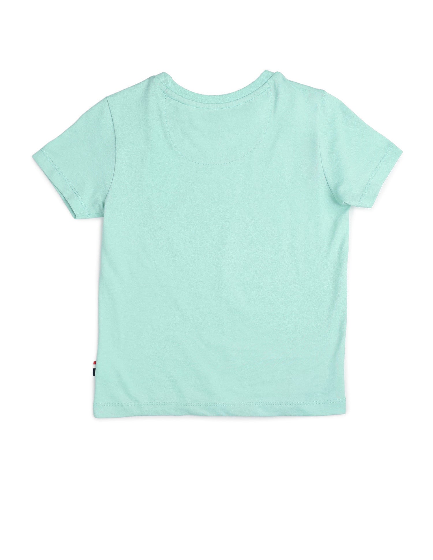 Boys Graphic Brand Printed Regular Fit T Shirt Mint - U.S. POLO ASSN. | Large