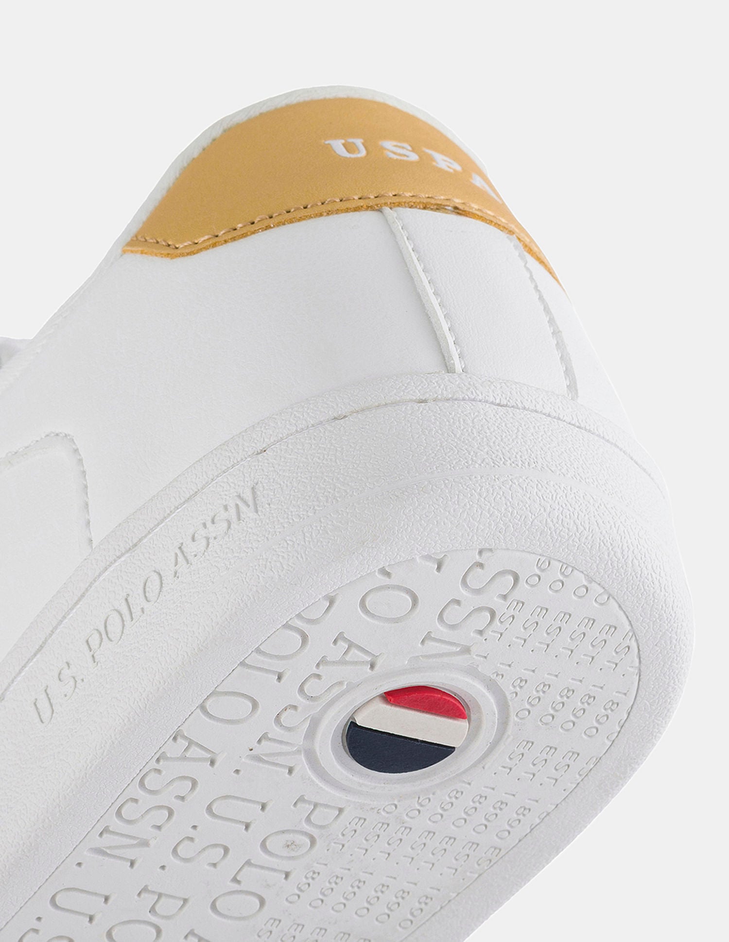 Women Round Toe Solid Nyra 2.0 Sneakers White - U.S. POLO ASSN. | Large