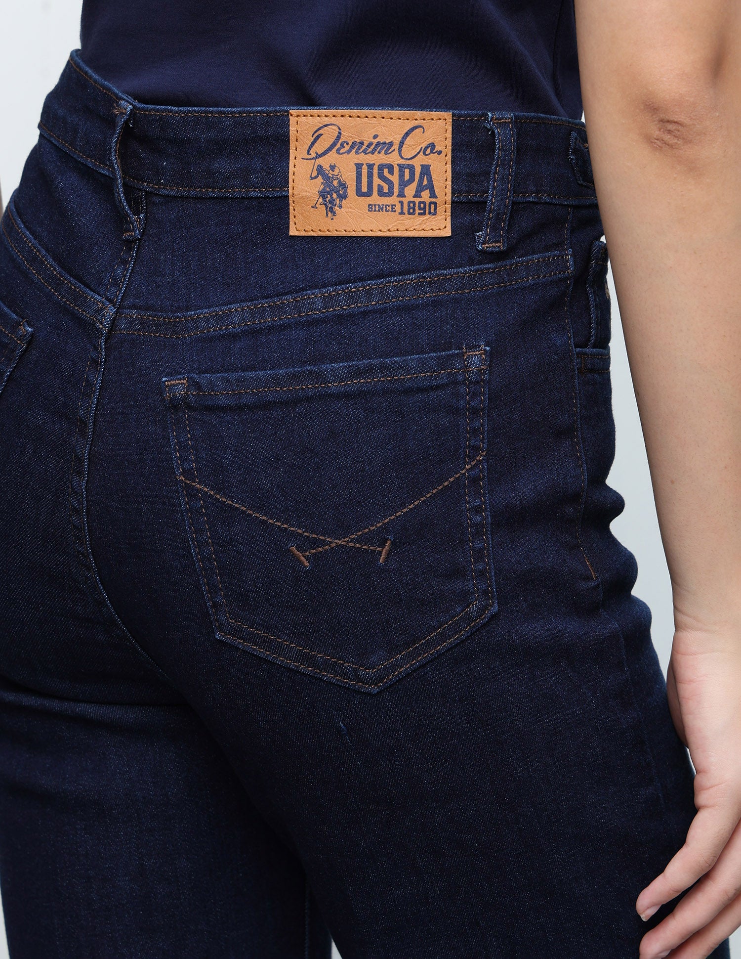 Bootcut Fit Blue Jeans Dark Blue - U.S. Polo Assn. India | Large