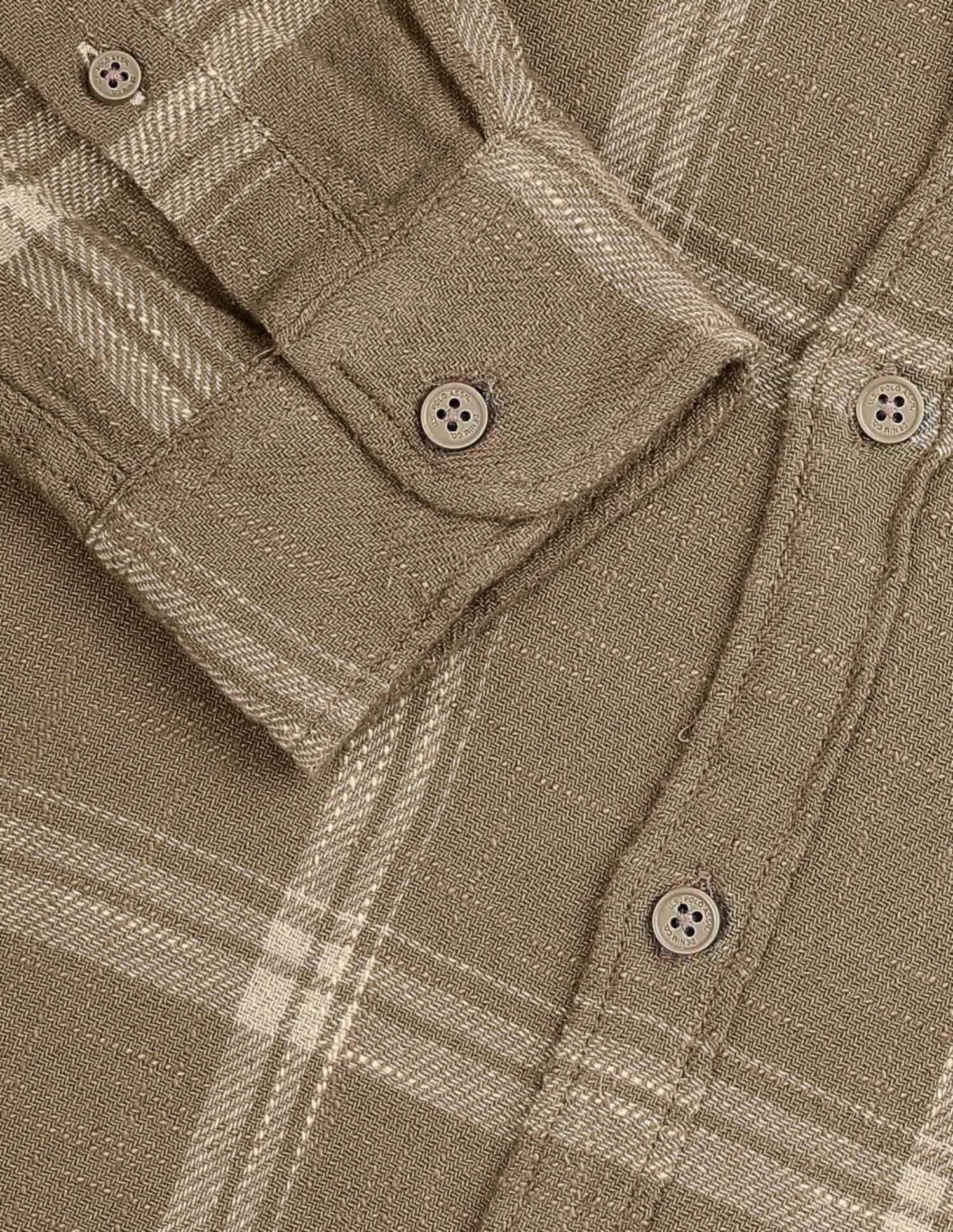 Twill Legend Of Horseshoe Shirt Khaki - U.S. POLO ASSN. | Large