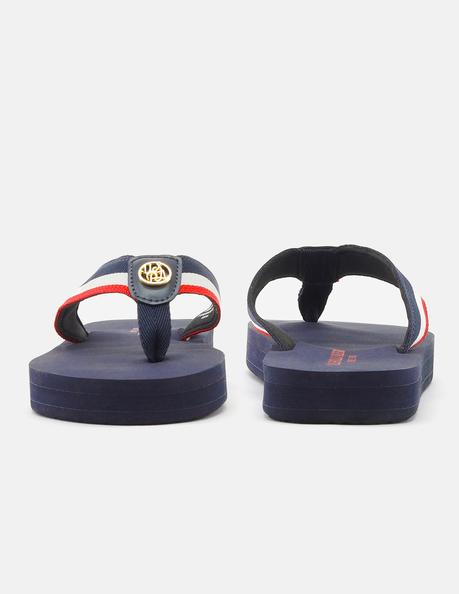 Miyabi Striped Flip Flops Navy - U.S. Polo Assn. India | Large