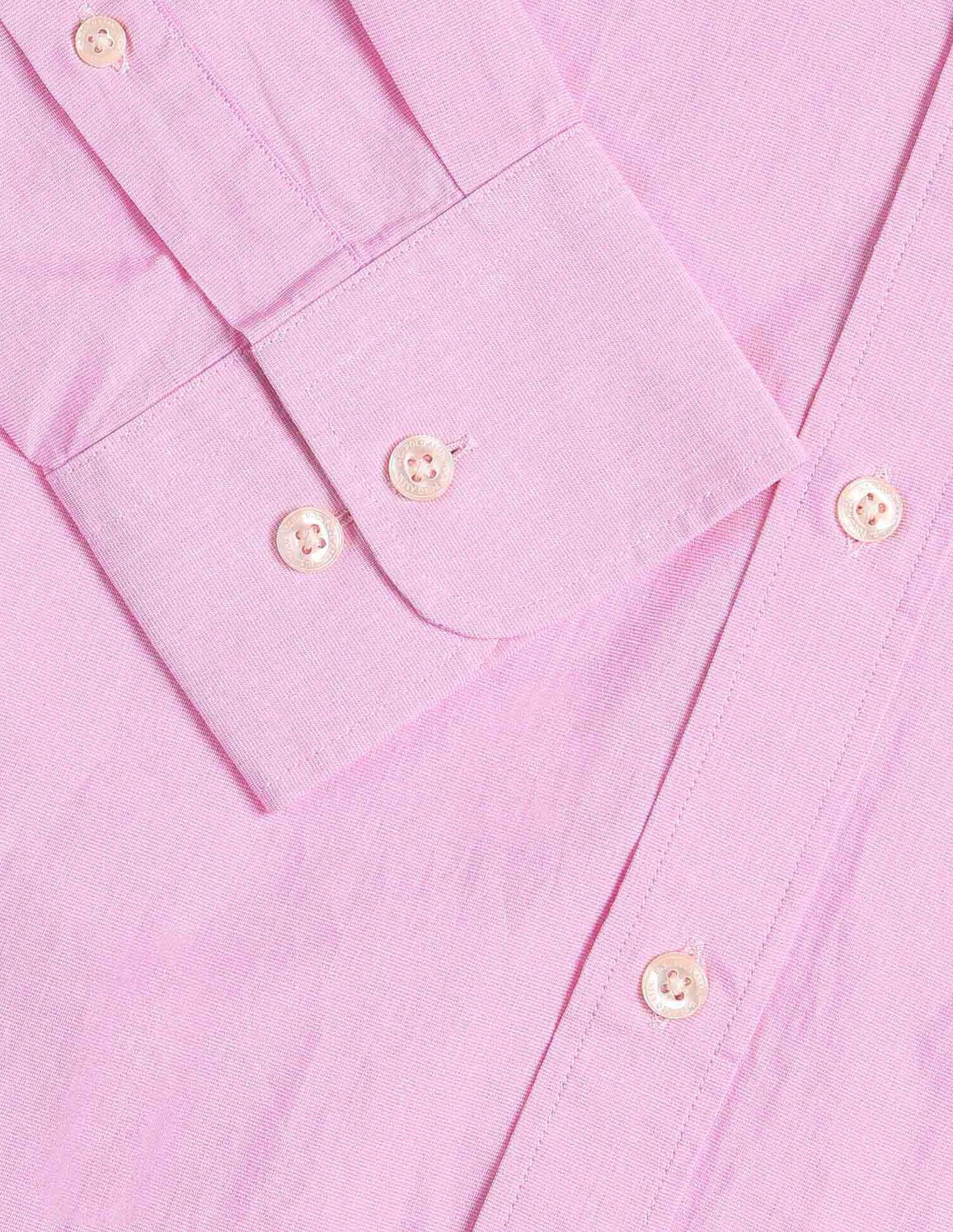 Textured Cotton Shirt Pink - U.S. POLO ASSN. | Large