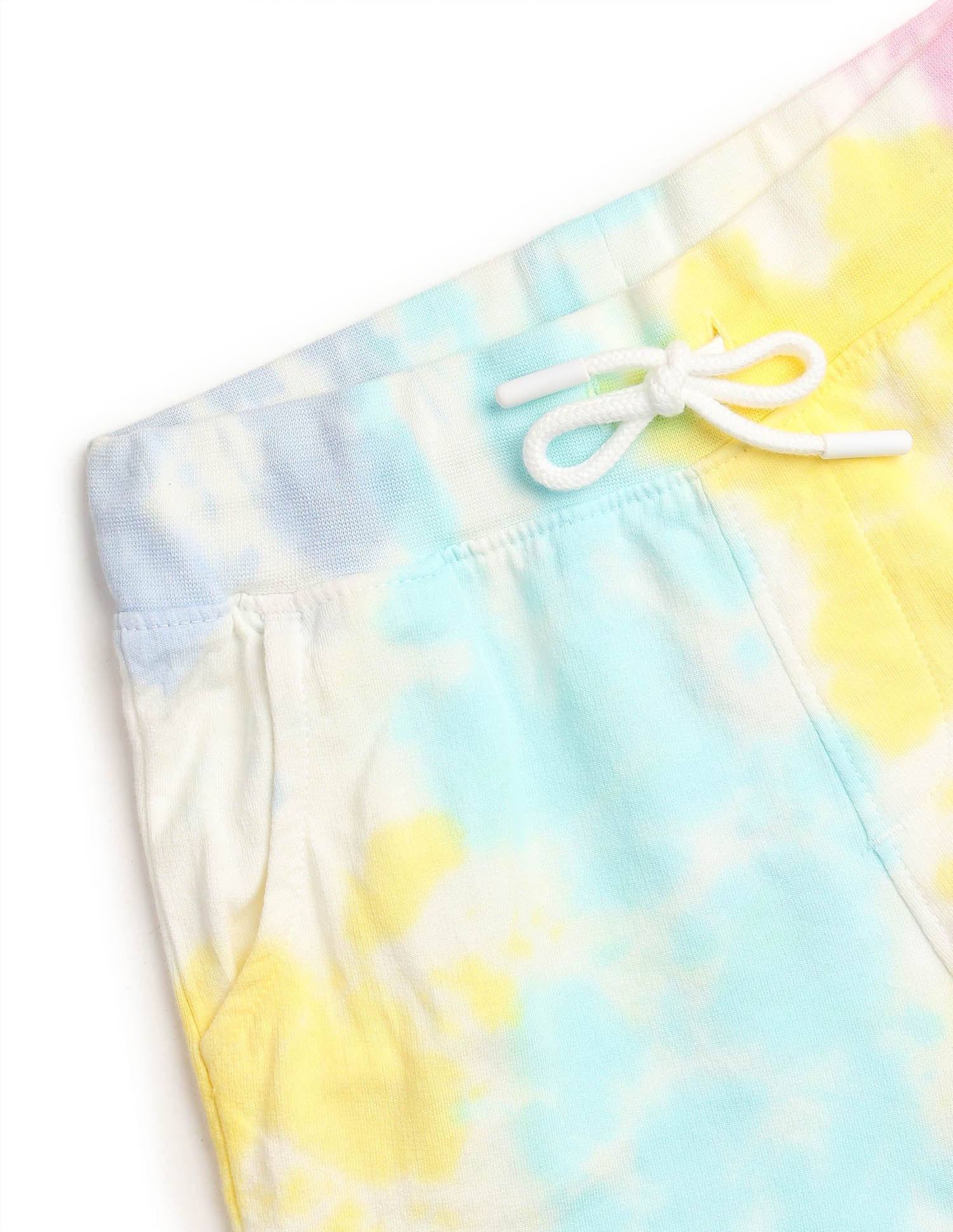 Boys Tie And Dye Regular Fit Shorts Light Purple - U.S. POLO ASSN. | Large