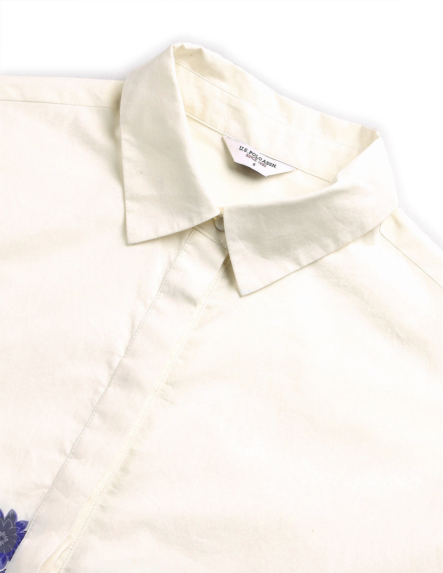 Floral Printed Co-Ords Set Off White - U.S. POLO ASSN. | Large