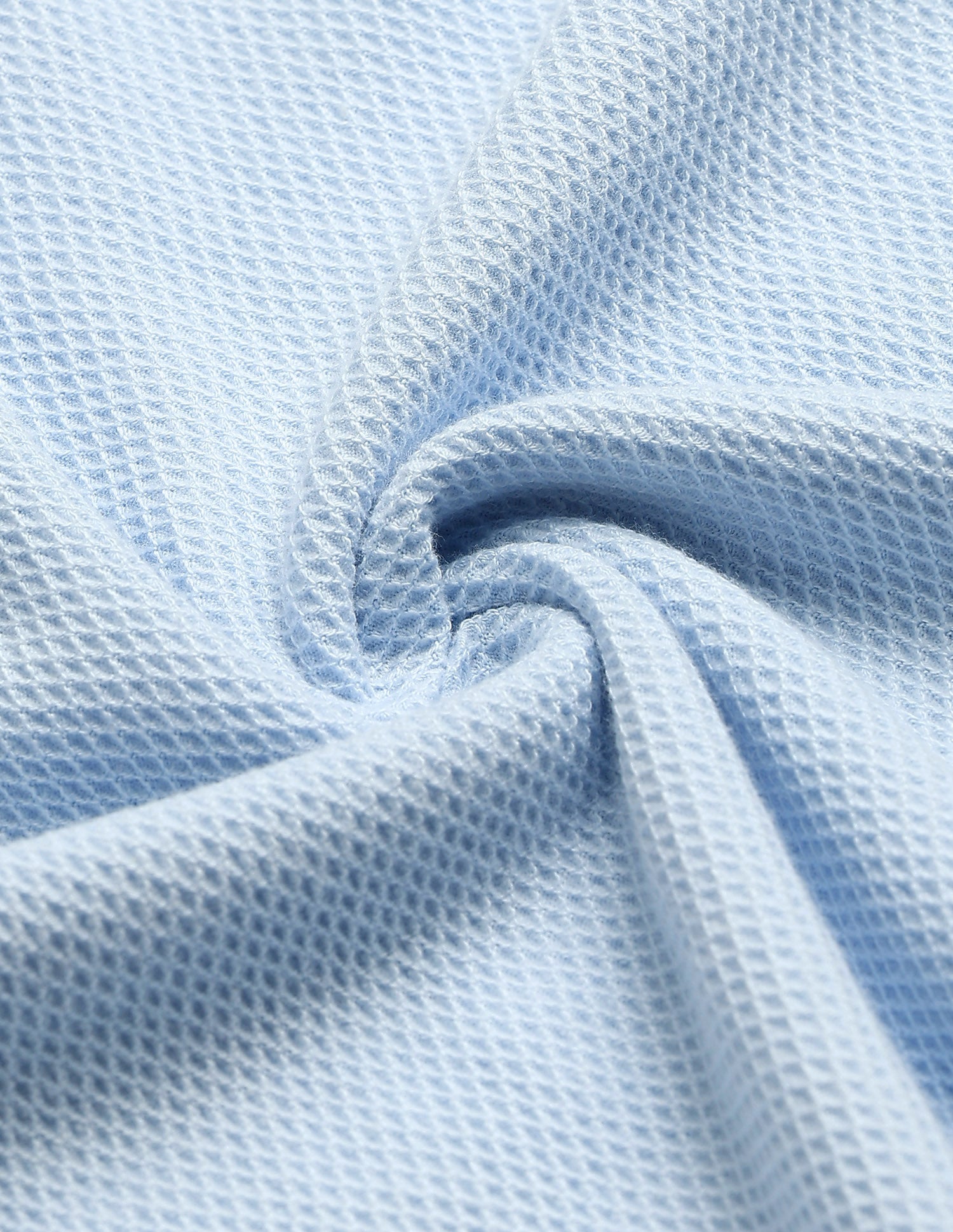 Textured Motel On The Coast Slim Fit T-Shirt Light Blue - U.S. Polo Assn. India | Large