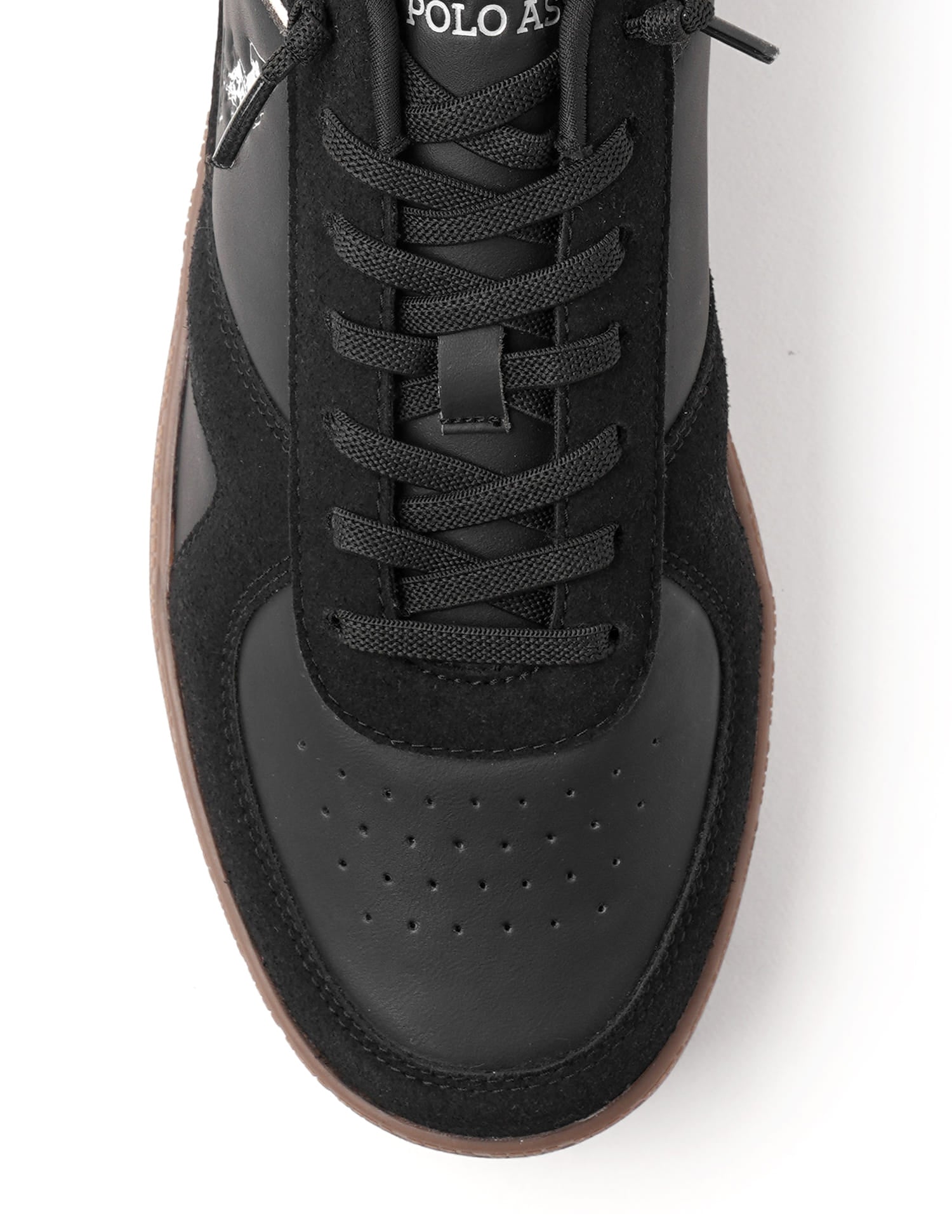 Men Jorge Solid Sneakers Black - U.S. Polo Assn. India | Large