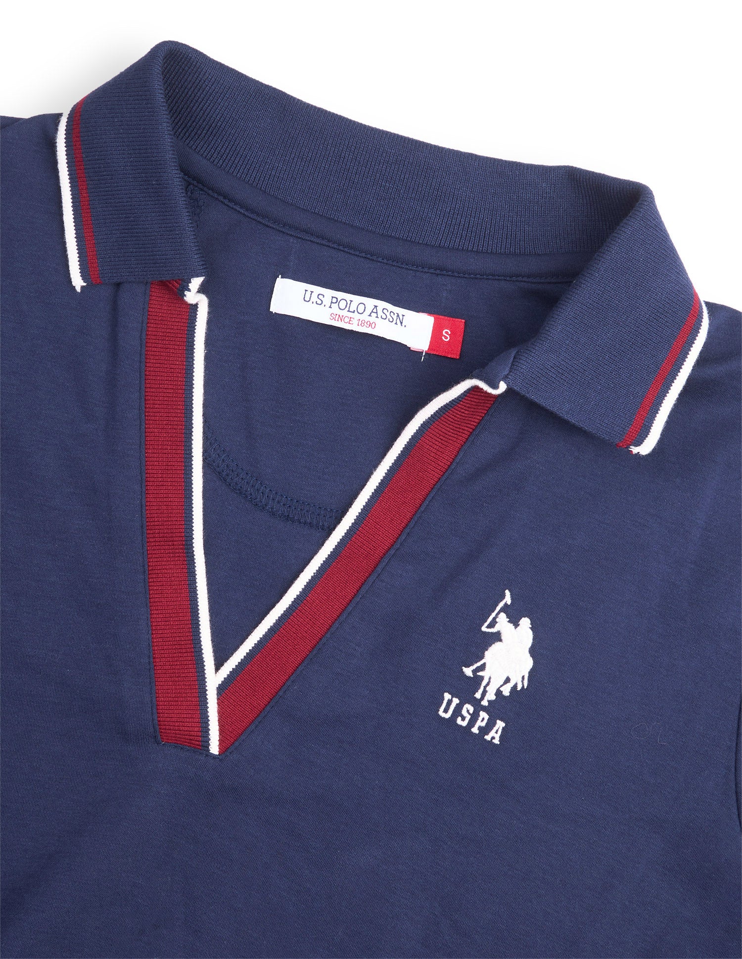 Solid Regular Fit Polo Shirt Navy - U.S. Polo Assn. India | Large