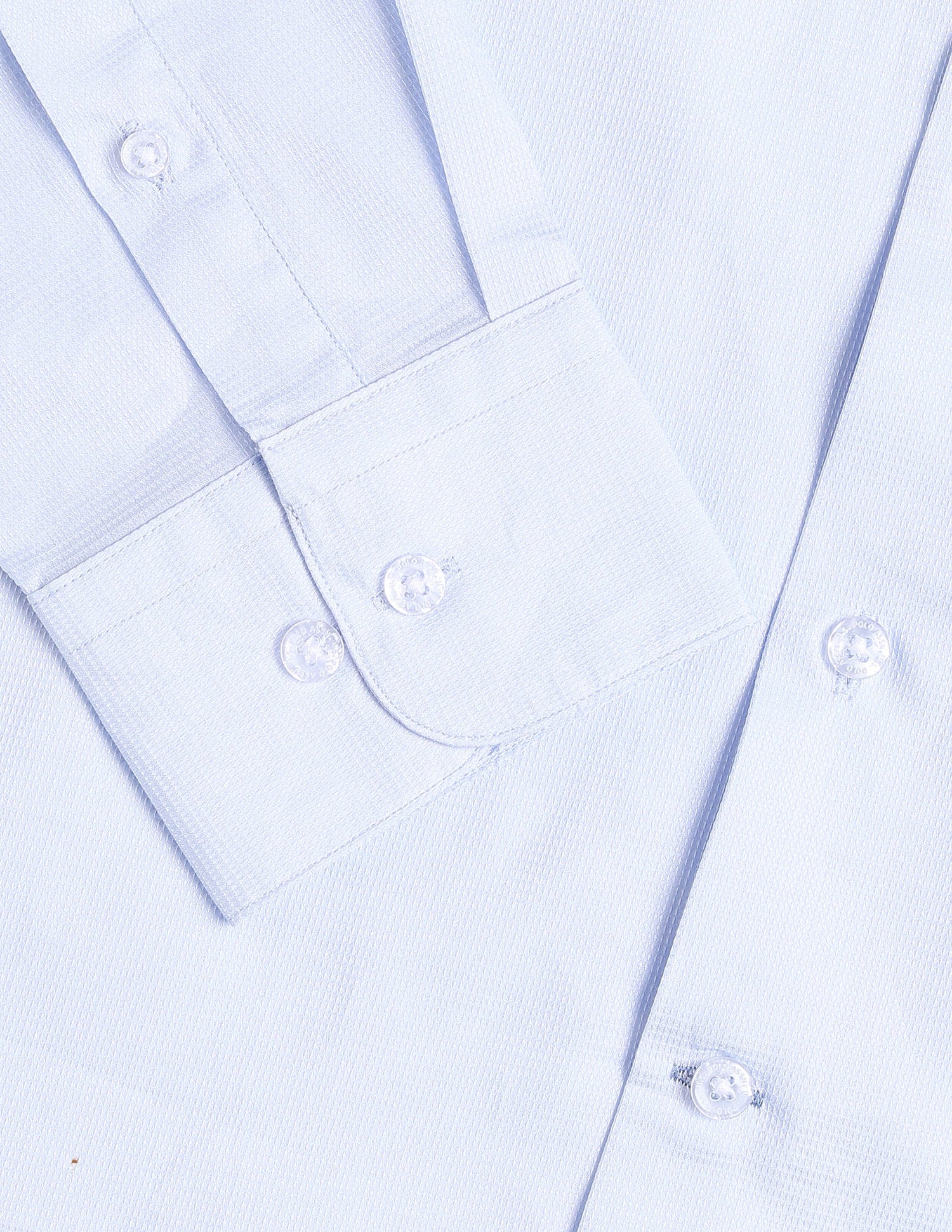 Solid Regular Fit Shirt Light Blue - U.S. Polo Assn. India | Large