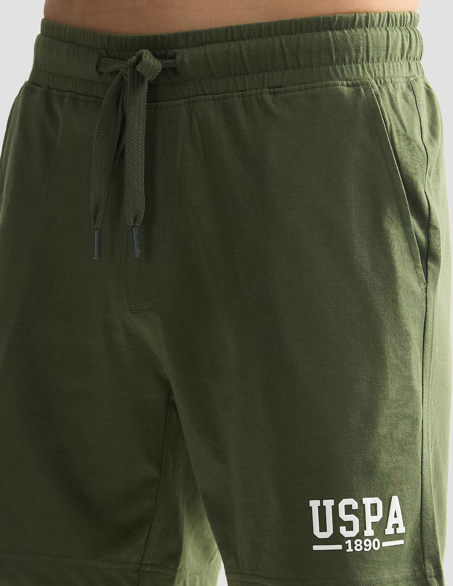Solid Logo IYBF Knit Shorts - Pack Of 1 Cypress - U.S. POLO ASSN. | Large