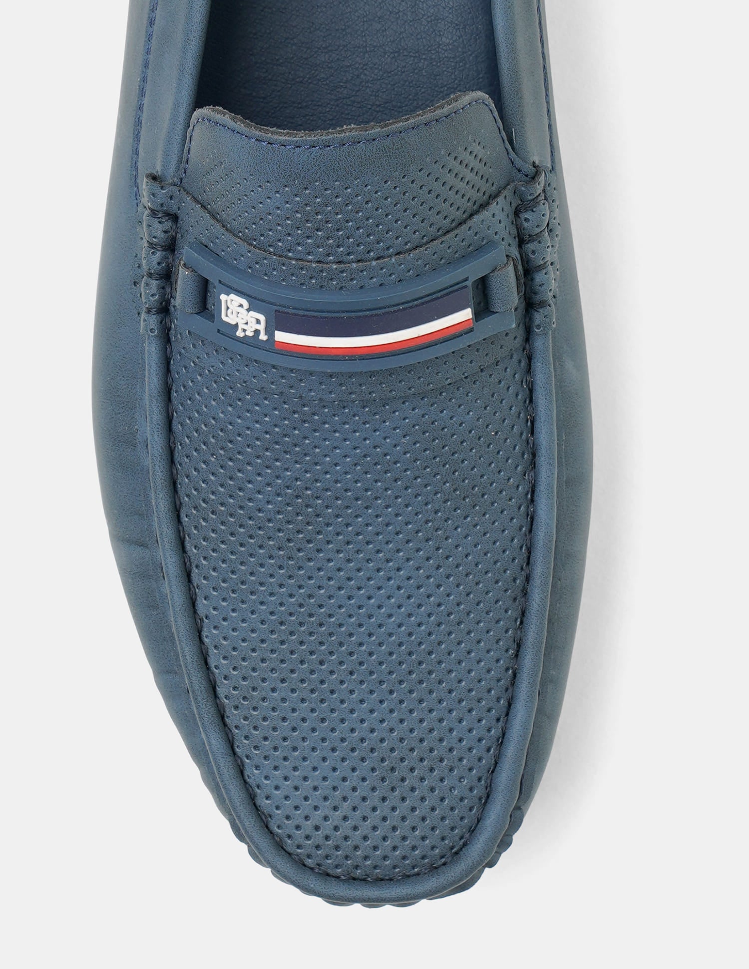 Men Barnes 5.0 Textured Loafers Navy - U.S. Polo Assn. India | Large