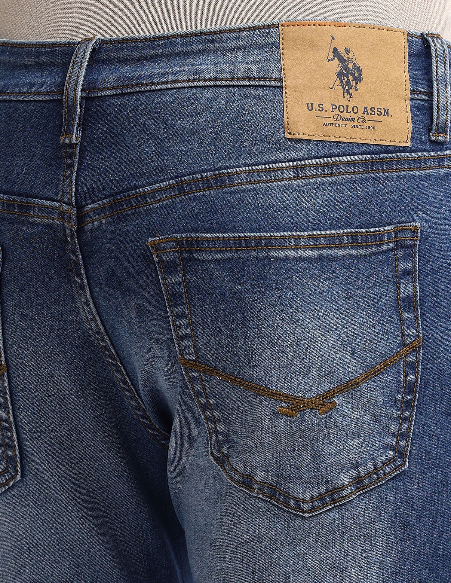 Brandon Slim Fit Jeans Blue - U.S. Polo Assn. India | Large