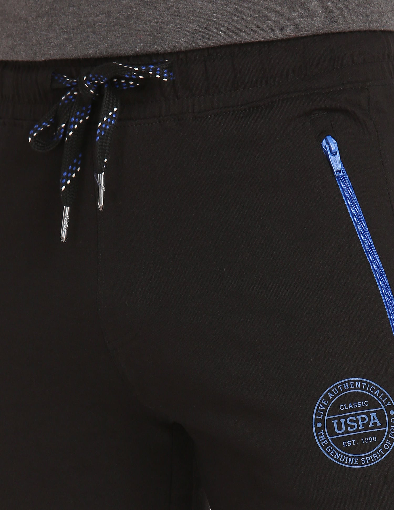 Logo Comfort Fit I671 Lounge Track Pants - Pack Of 1 Black - U.S. POLO ASSN. | Large