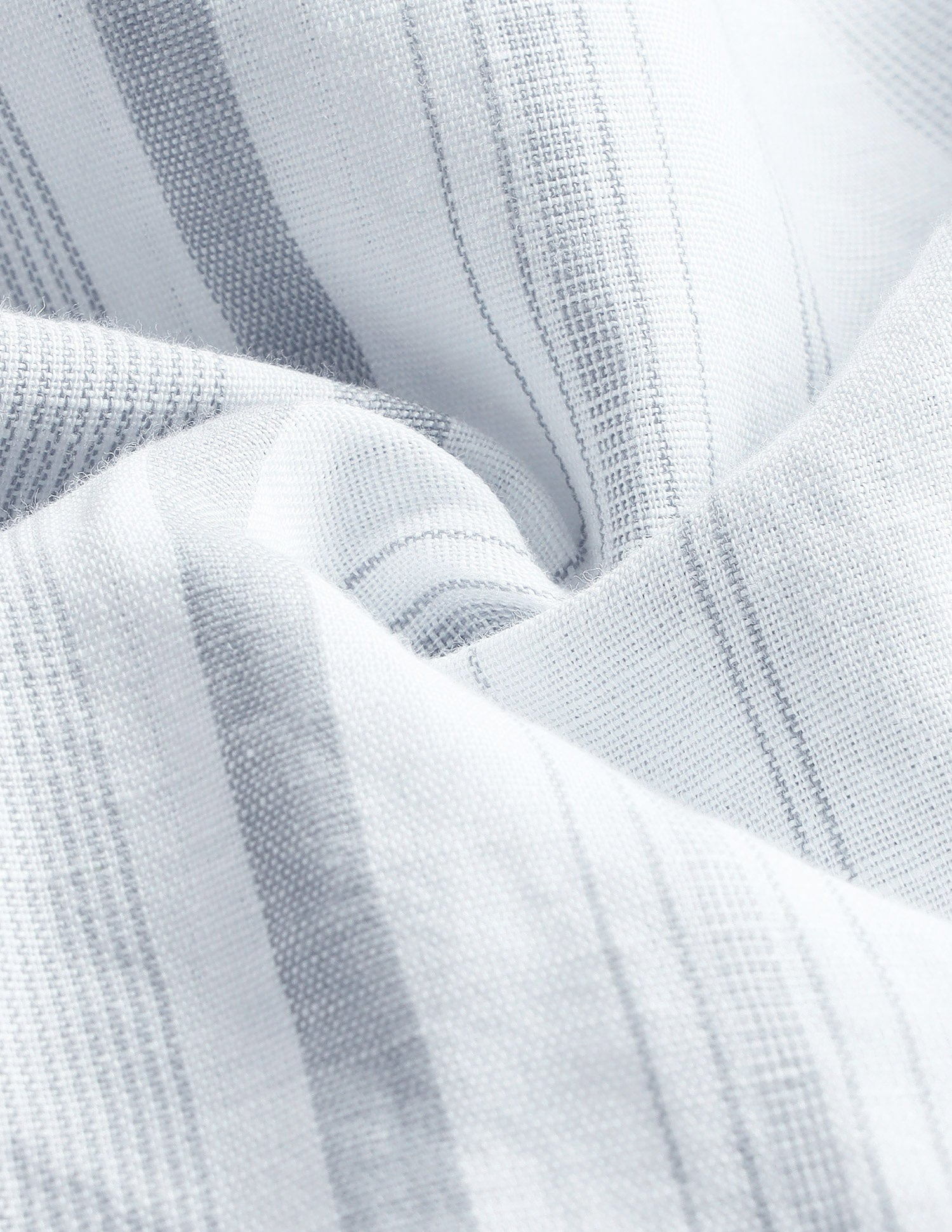 Casa De Campo Vertical Striped Shirt Light Grey - U.S. Polo Assn. India | Large