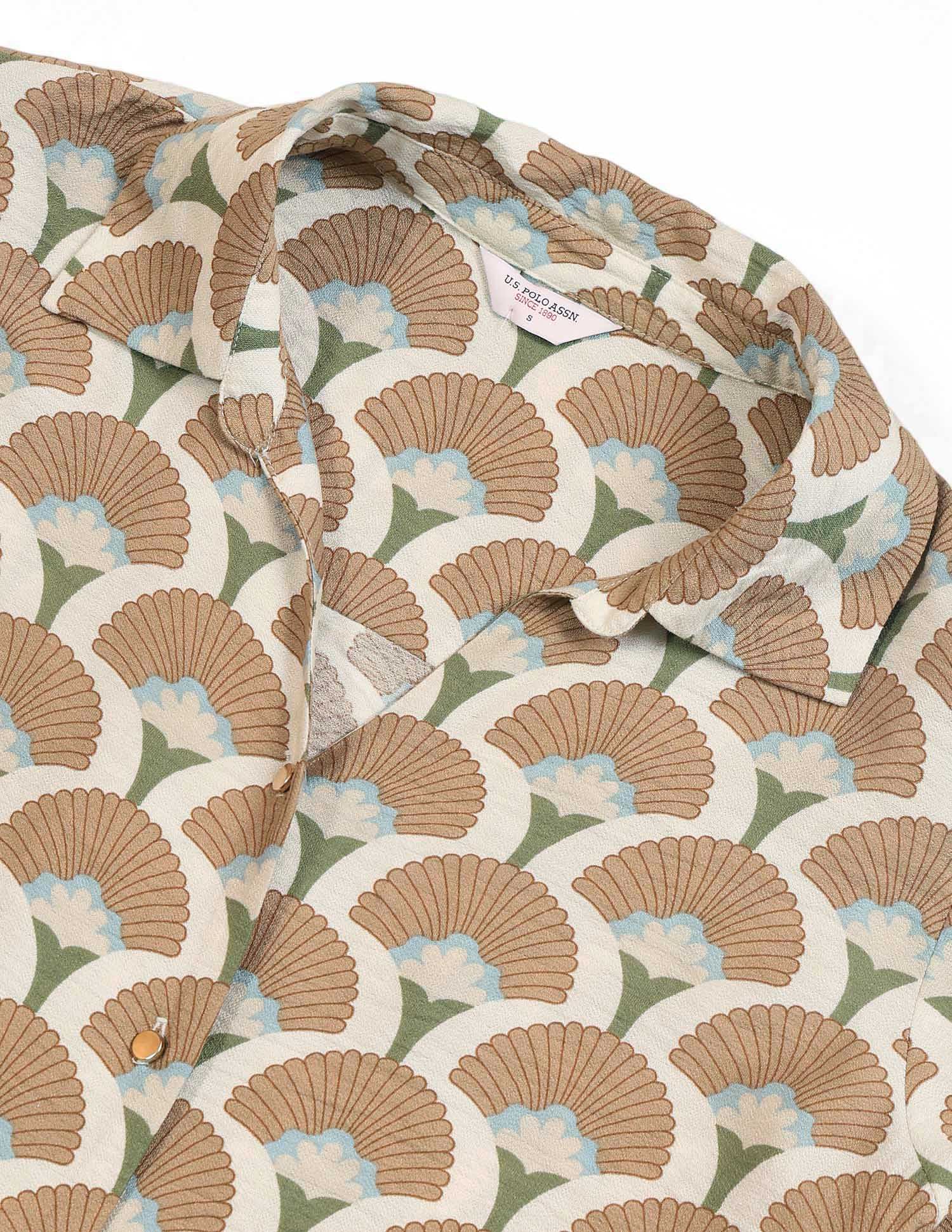 Regular Fit Floral Printed Shirt Multi-colour - U.S. POLO ASSN. | Large