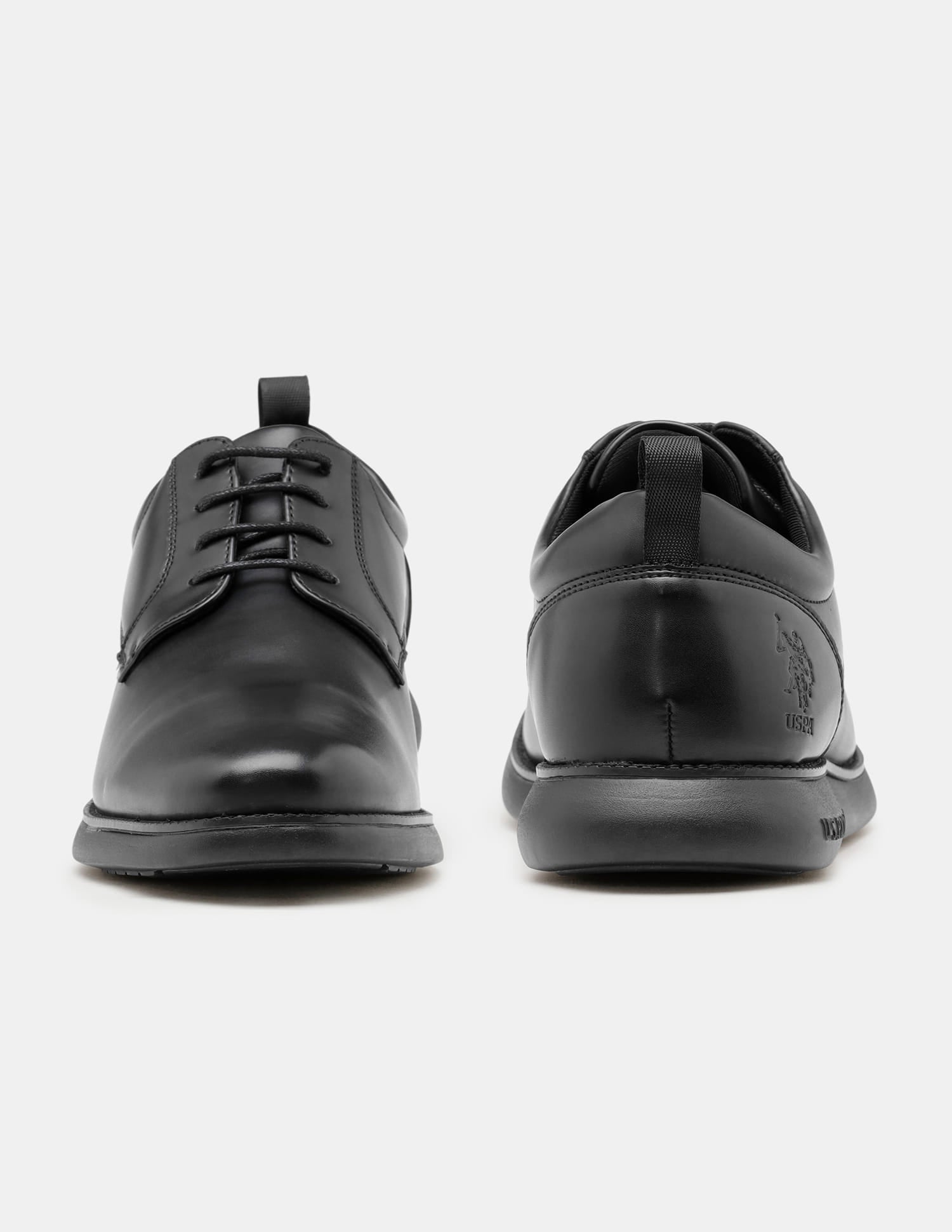 Lace Ups Nicolo 2.0 Smart Casual Shoe Black - U.S. Polo Assn. India | Large