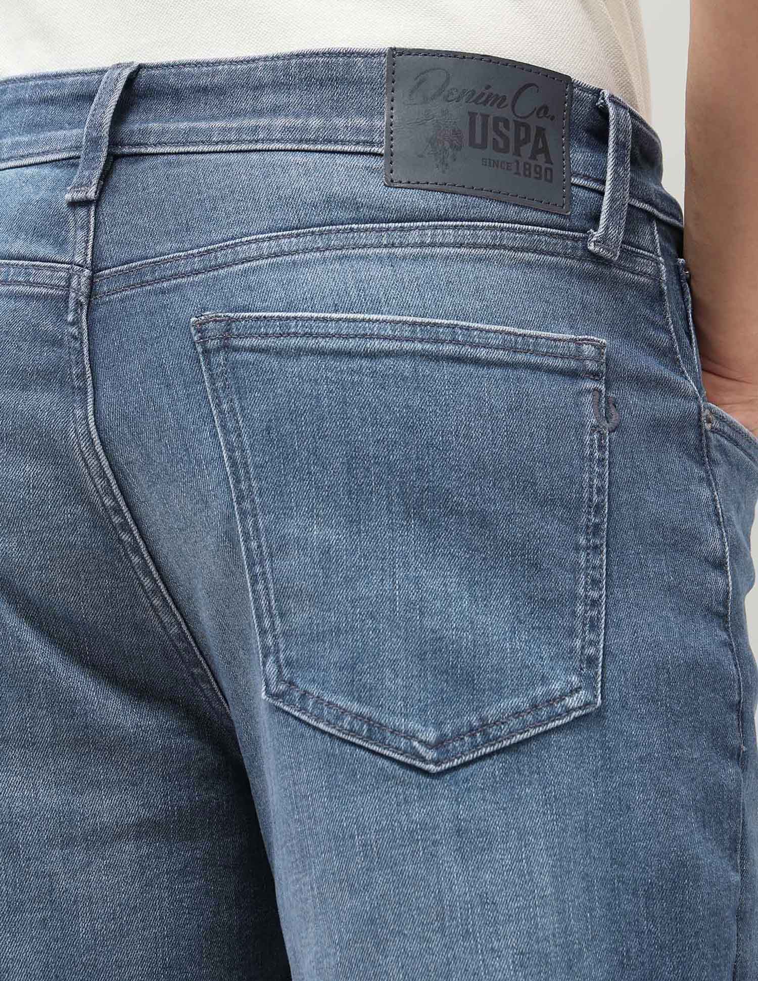 Shawn Relaxed Fit Blue Jeans Ms Wash - U.S. POLO ASSN. | Large