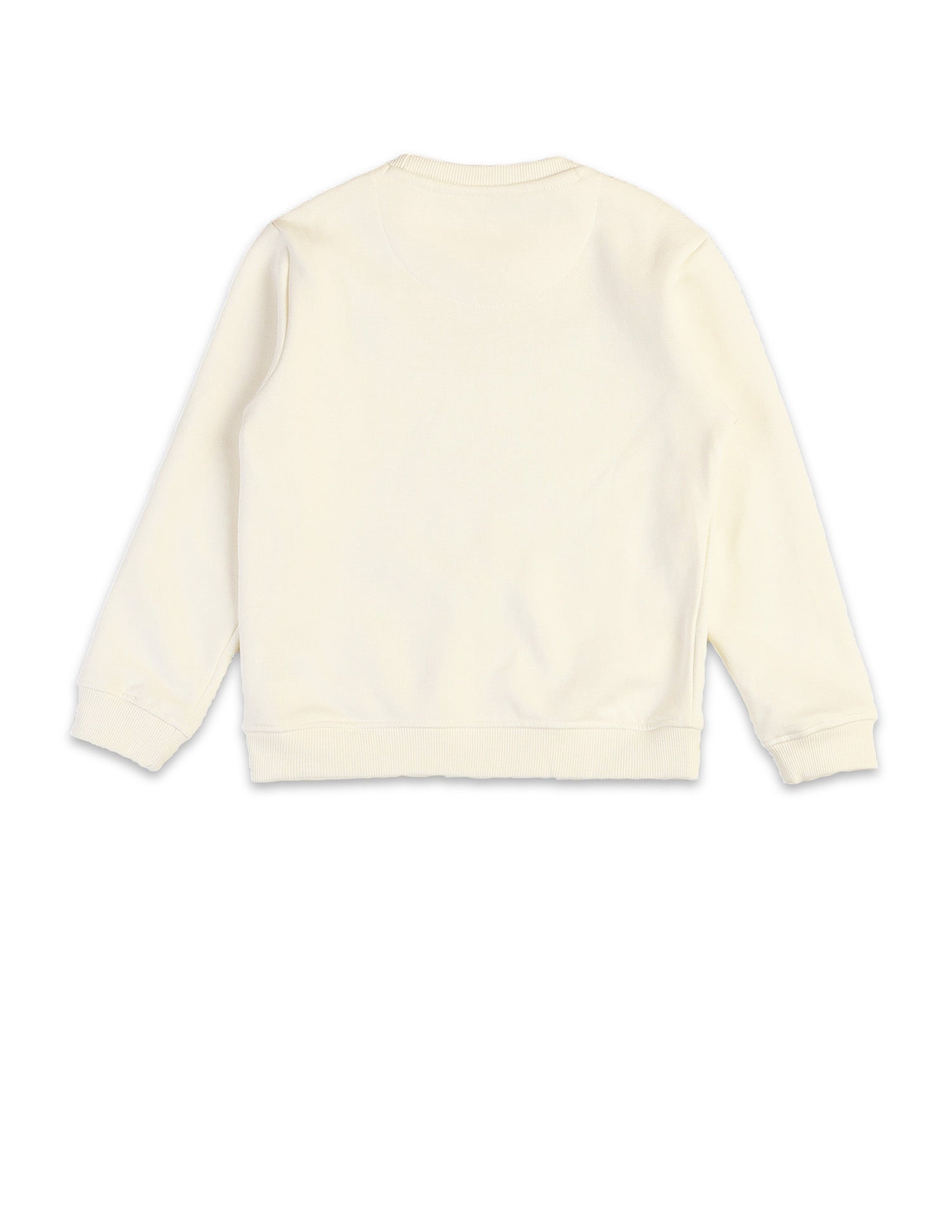 Boys Brand Printed Regular Fit Sweatshirt Off White - U.S. POLO ASSN. | Large