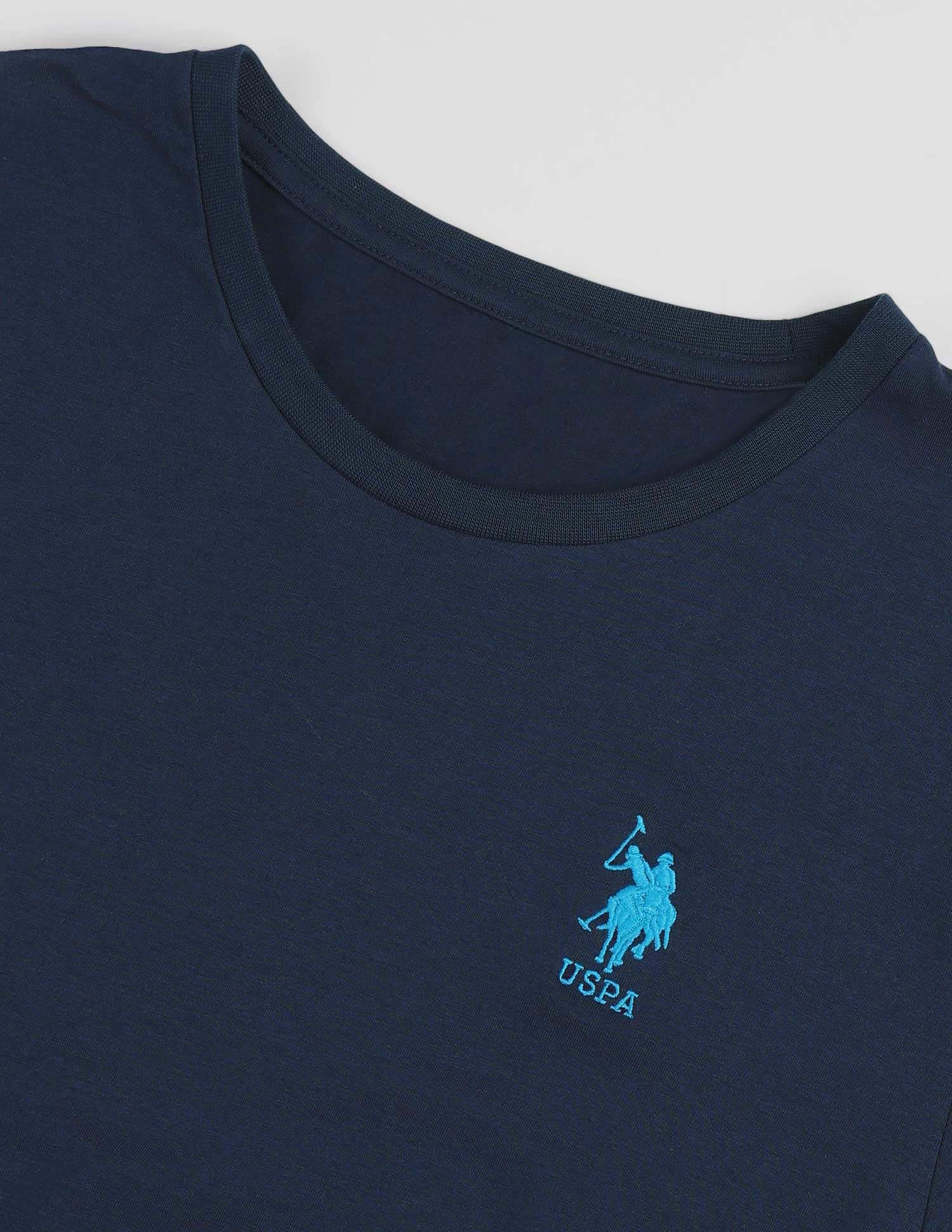 Solid Comfort Fit OEE10 Lounge T-Shirt - Pack Of 1 Navy - U.S. POLO ASSN. | Large