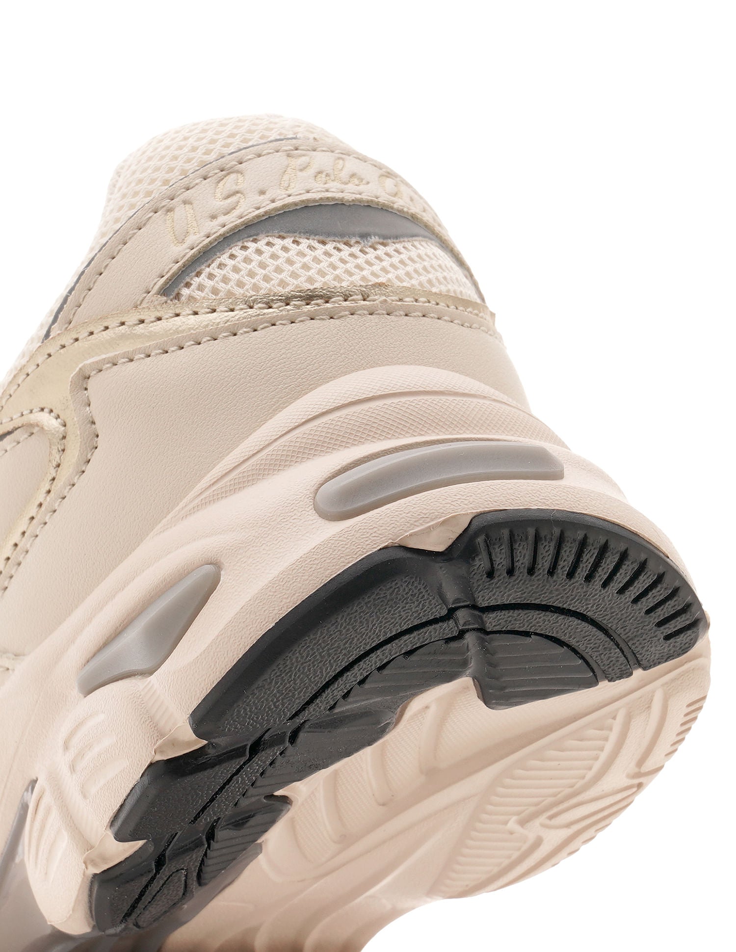 Metallic Logo Felicia Sneakers Nude - U.S. POLO ASSN. | Large