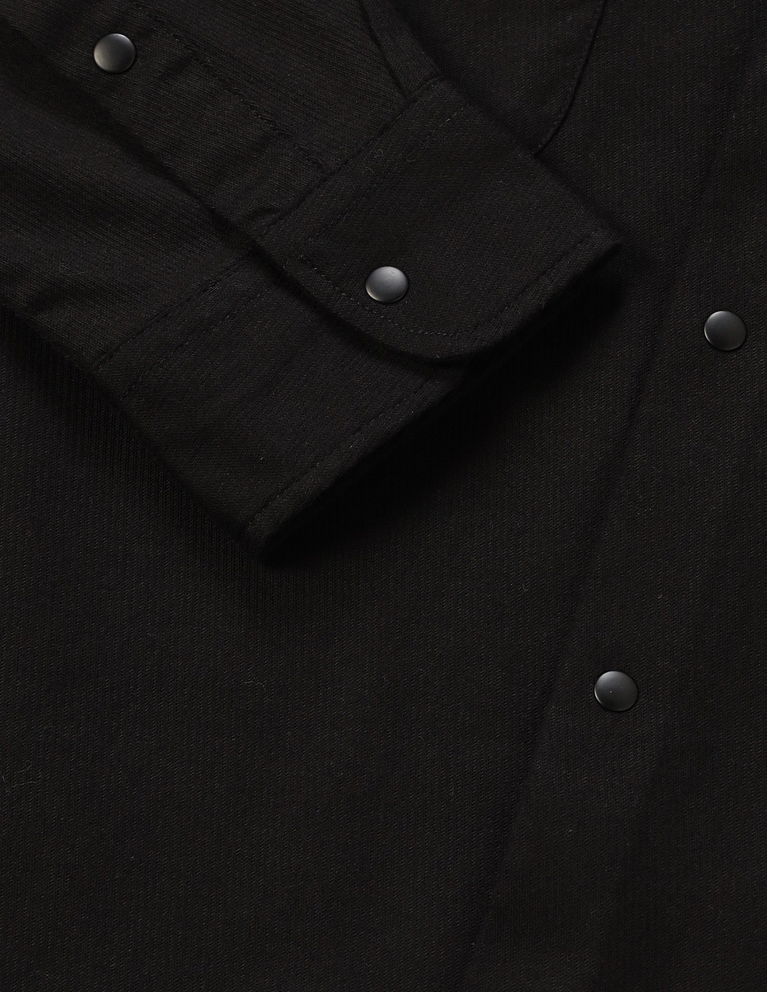 Solid Twill Shacket Black - U.S. POLO ASSN. | Large