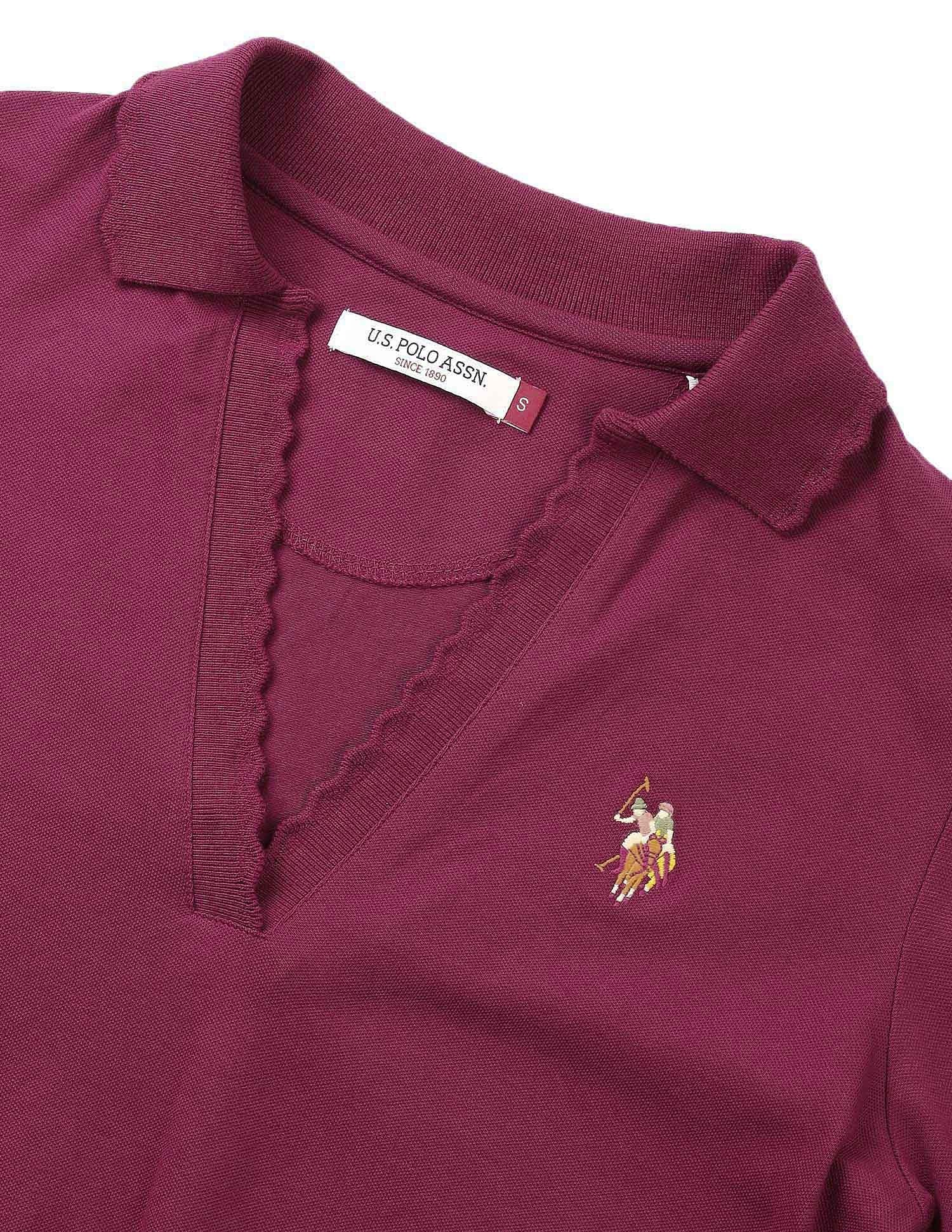 Regular Fit Polo Shirt Wine - U.S. Polo Assn. India | Large
