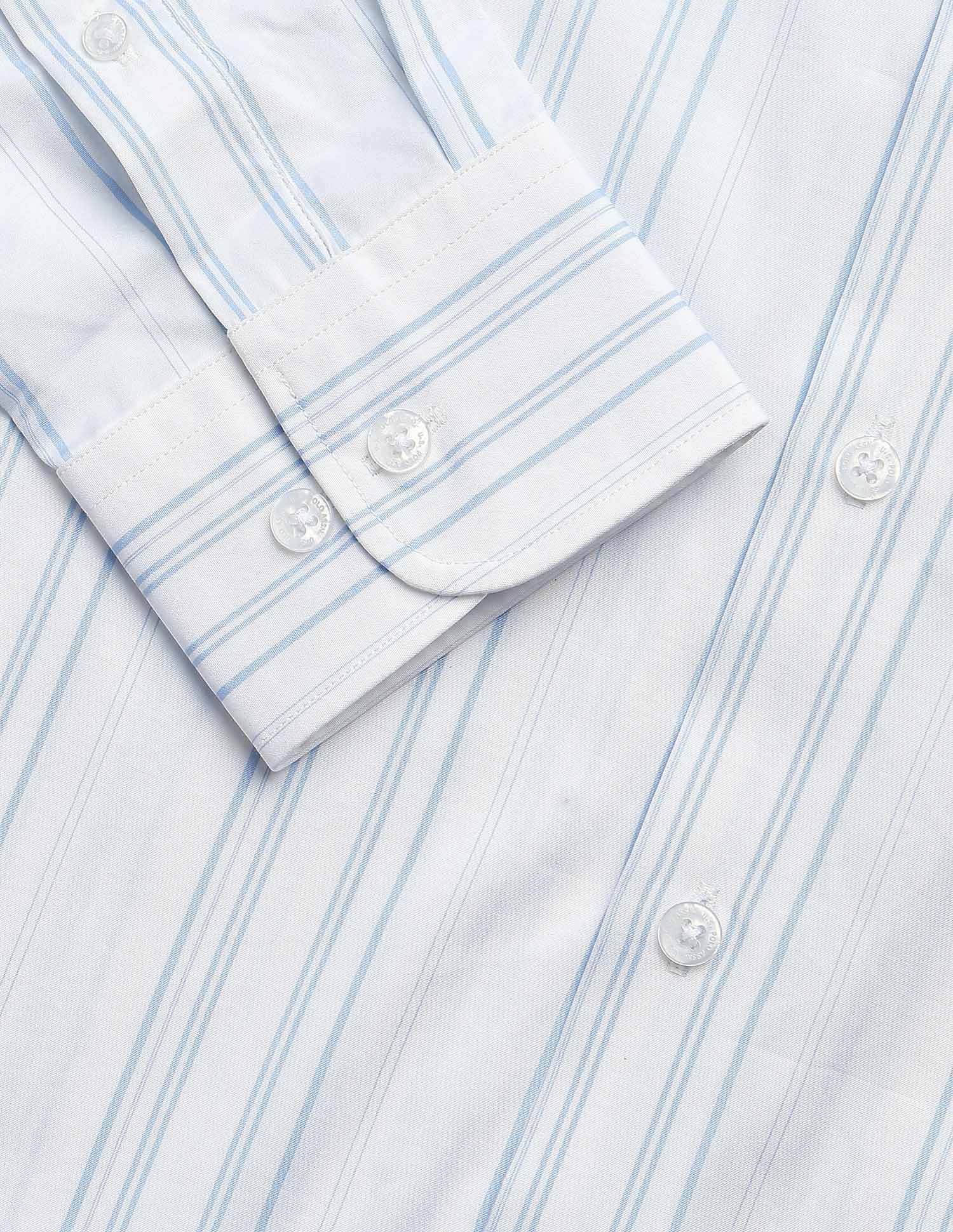 Poplin Varsity Theatre Shirt Light Blue - U.S. POLO ASSN. | Large