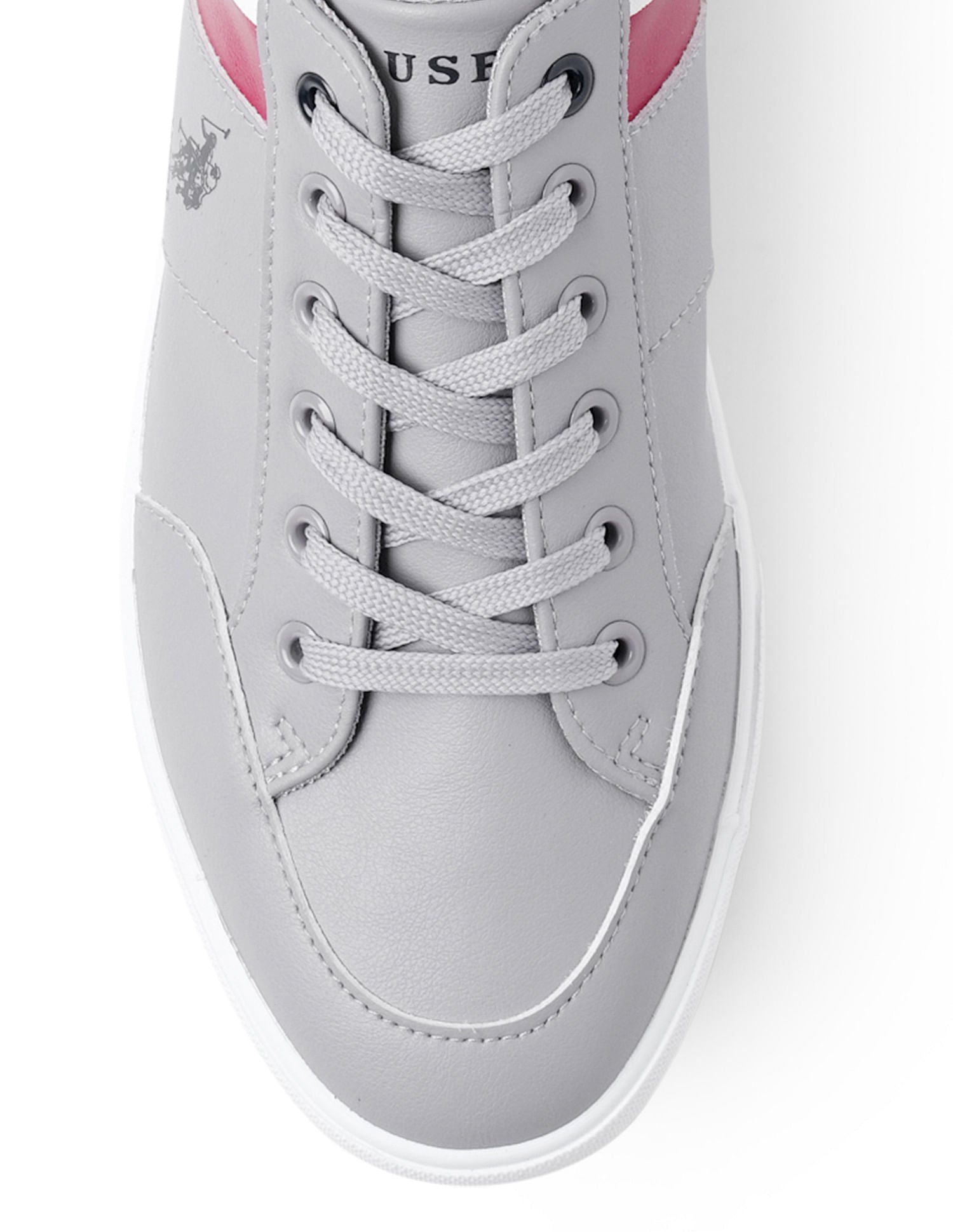 Men Brand Stripe Aspen Sneakers Grey - U.S. Polo Assn. India | Large