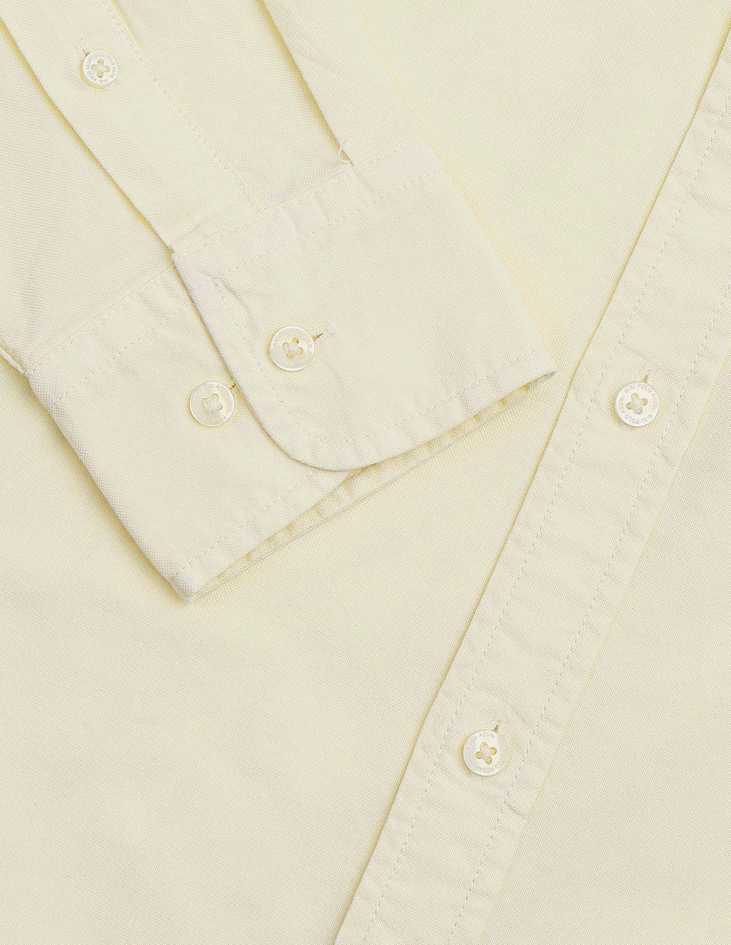 Oxford Tailored Fit Shirt Yellow - U.S. Polo Assn. India | Large
