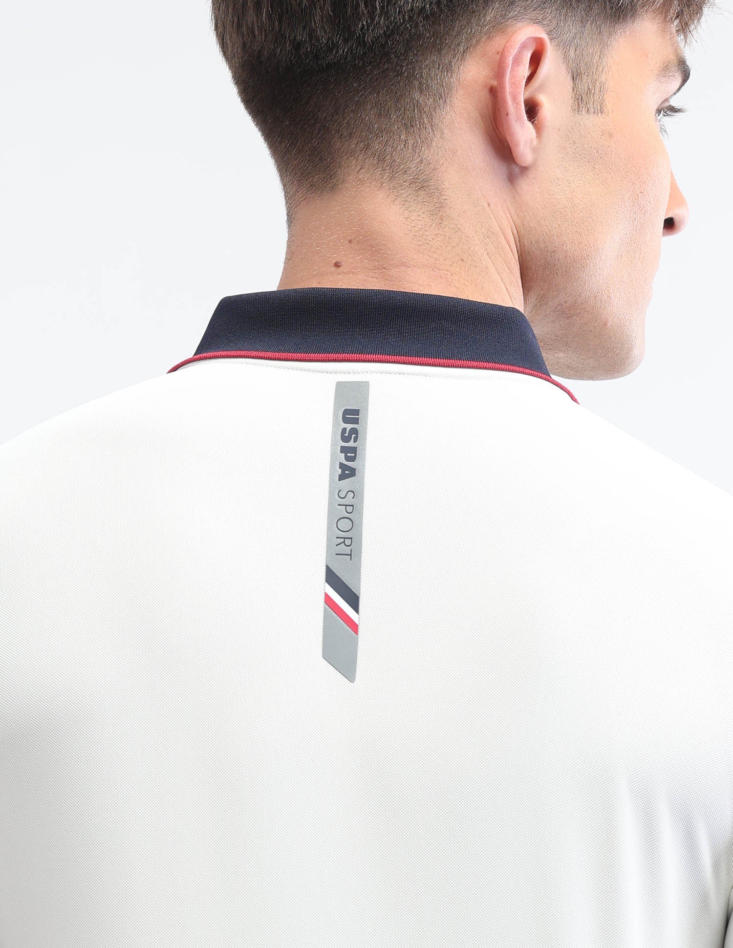Solid Slim Fit Polo Shirt White - U.S. Polo Assn. India | Large