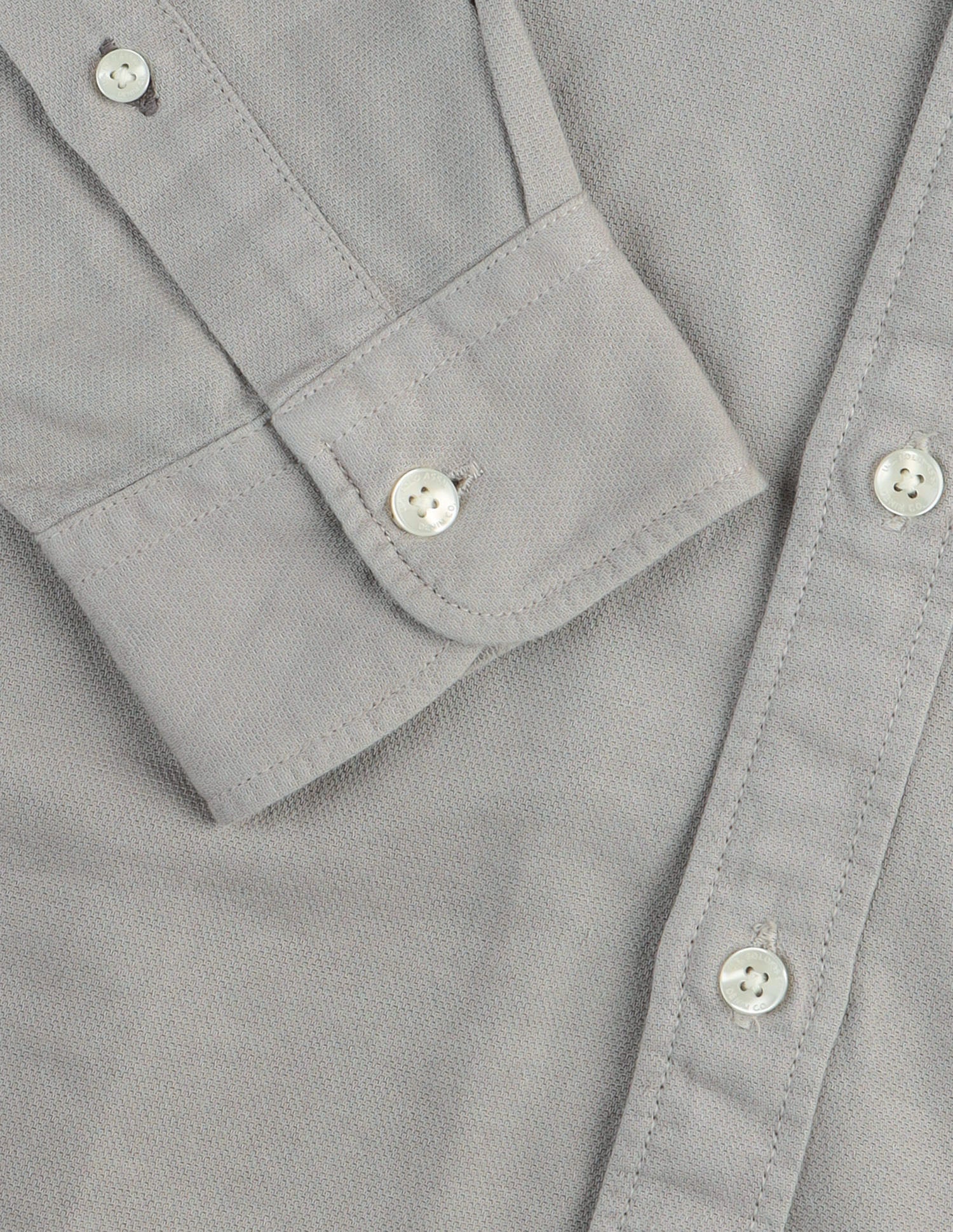 Solid Regular Fit Shirt Grey - U.S. Polo Assn. India | Large