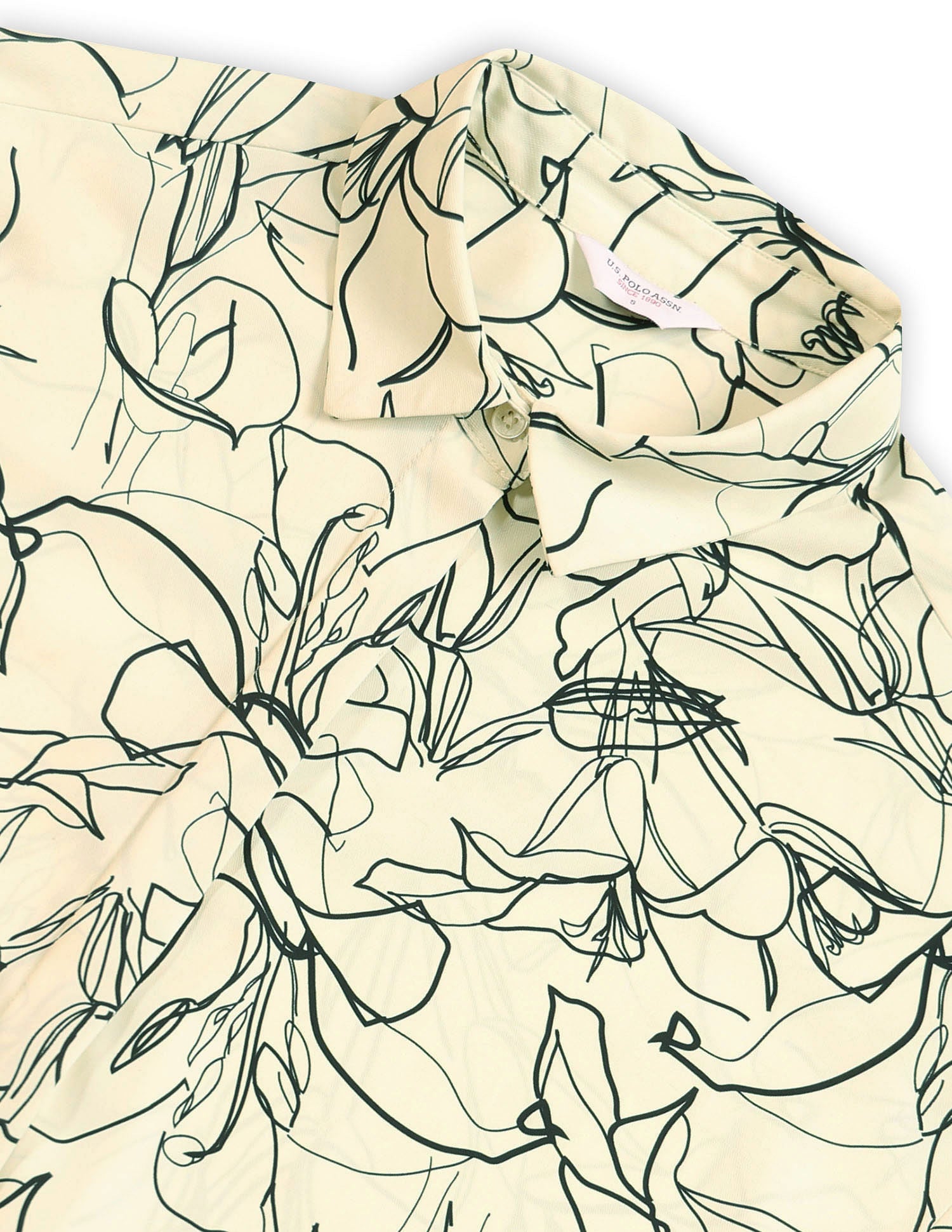 Drop Shoulder Shirt With Aop Multi-colour - U.S. POLO ASSN. | Large