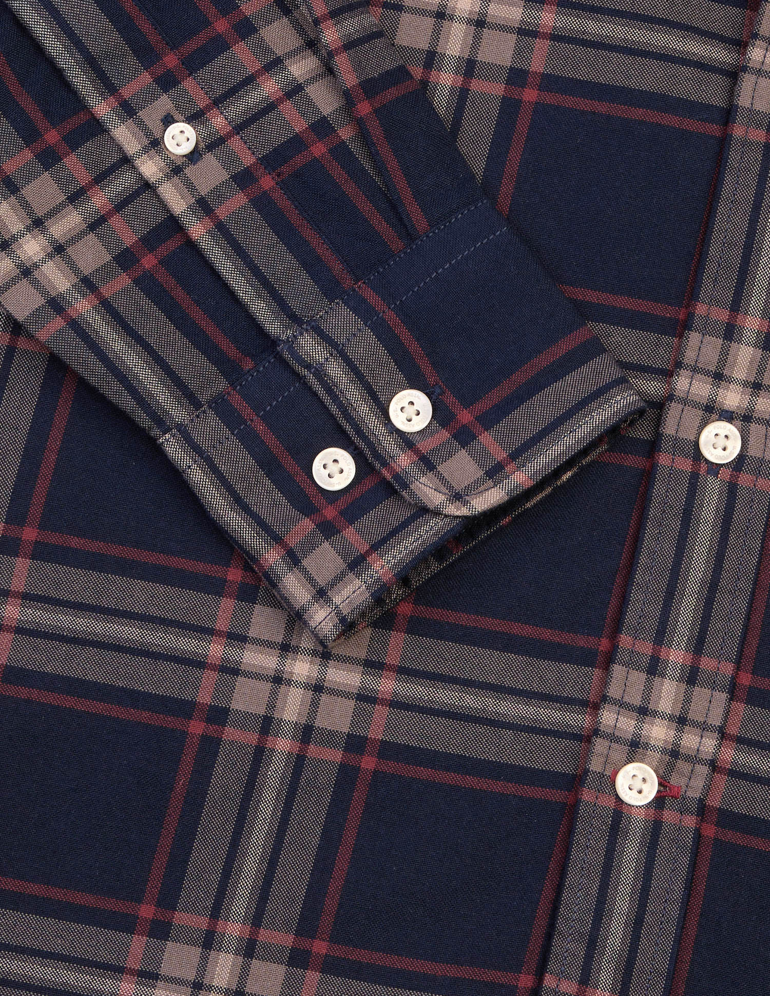 Grid Tattersall Checked Regular Fit Shirt Navy - U.S. Polo Assn. India | Large