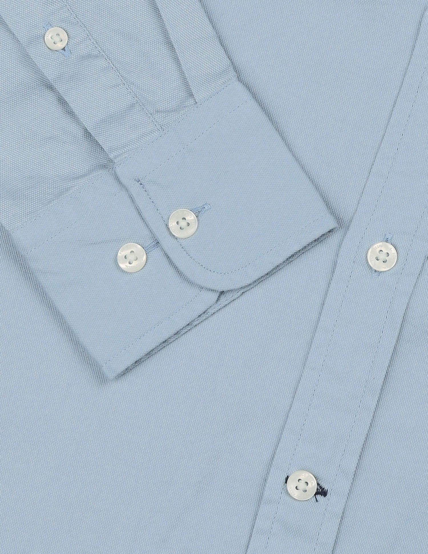 Dobby Tailored Fit Shirt Light Blue - U.S. Polo Assn. India | Large