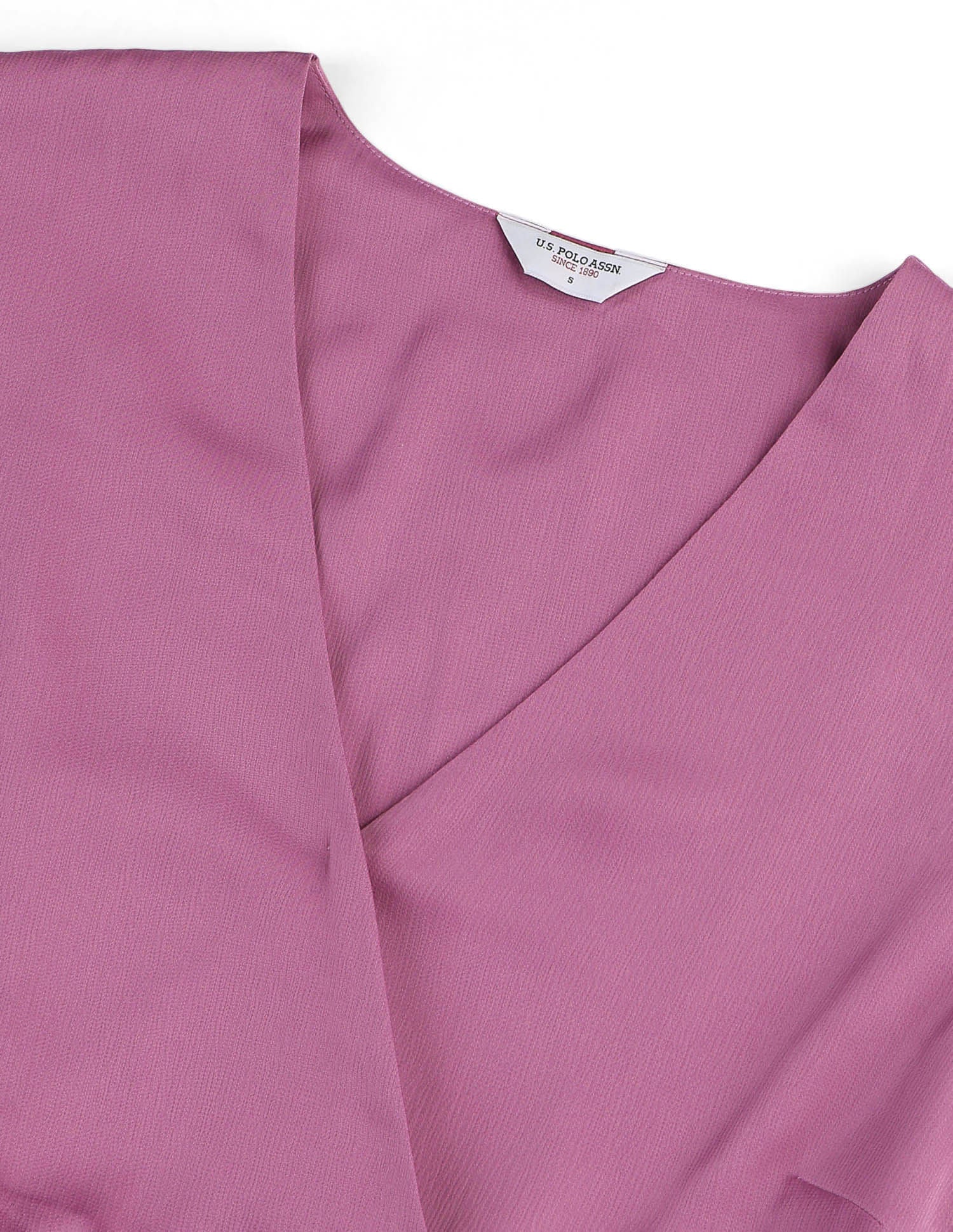 Textured Midi A-Line Dress Dark Purple - U.S. POLO ASSN. | Large