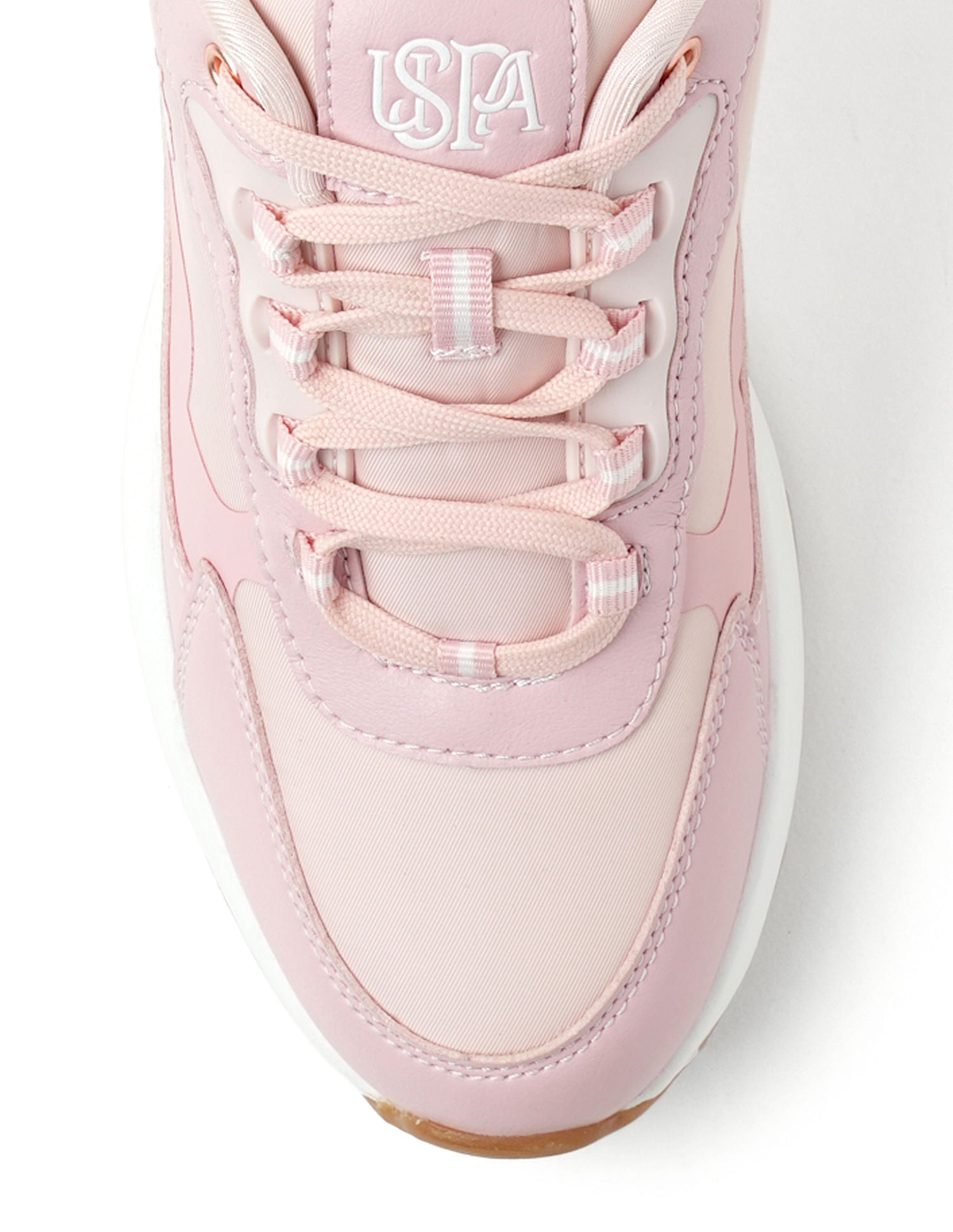 Women Colour Block Cassey Sneakers Pink - U.S. Polo Assn. India | Large