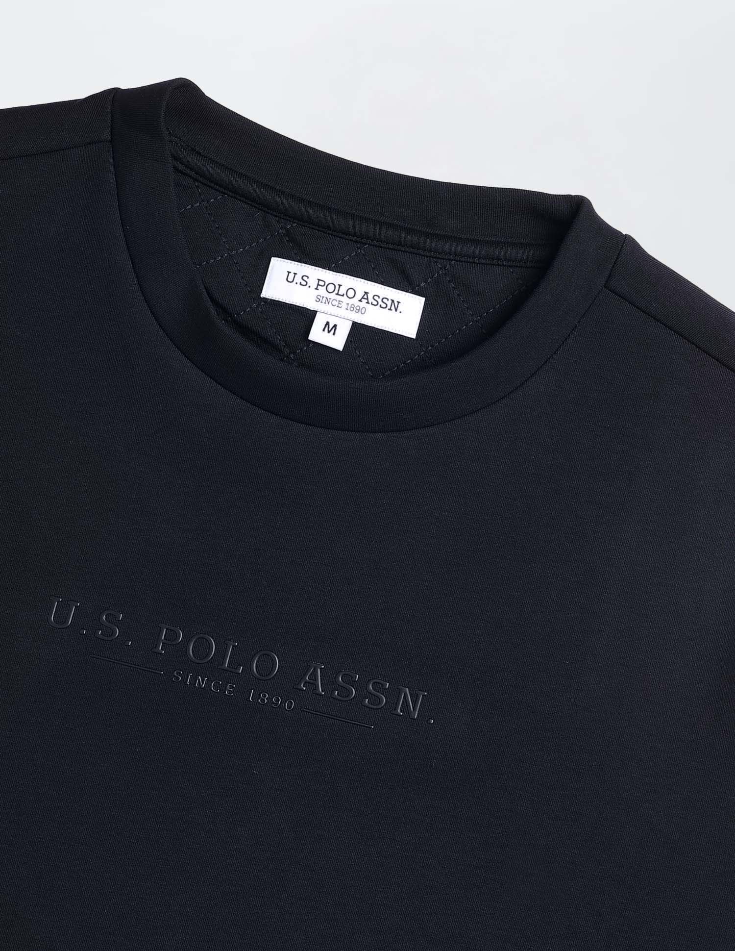 Solid Regular Fit Sweatshirt Navy - U.S. POLO ASSN. | Large