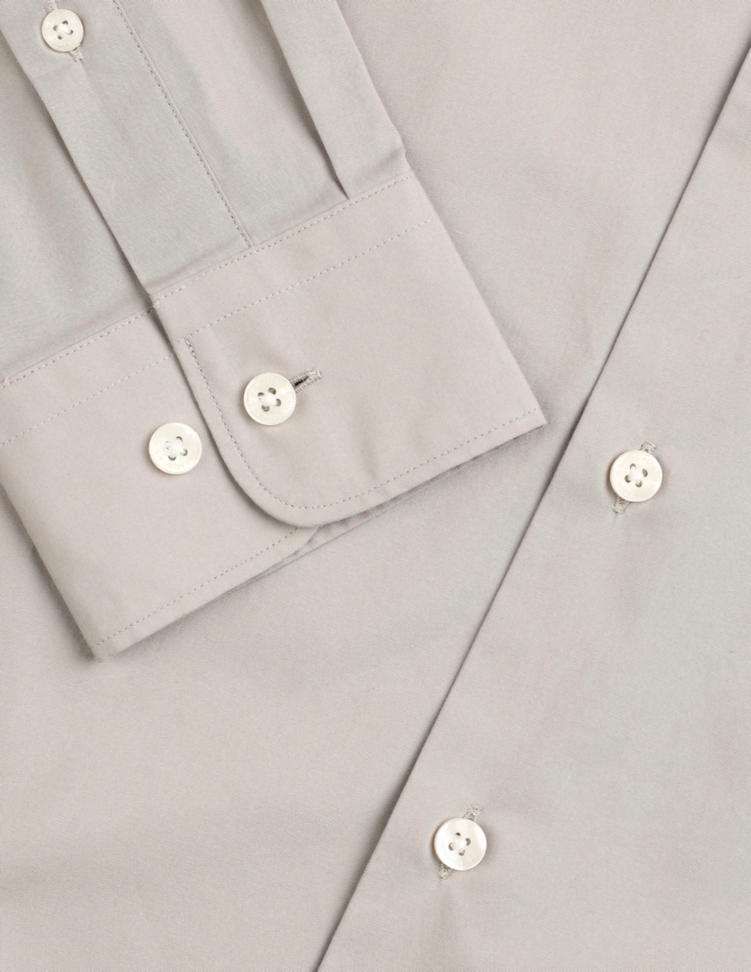 Solid Tailored Fit Shirt Beige - U.S. Polo Assn. India | Large