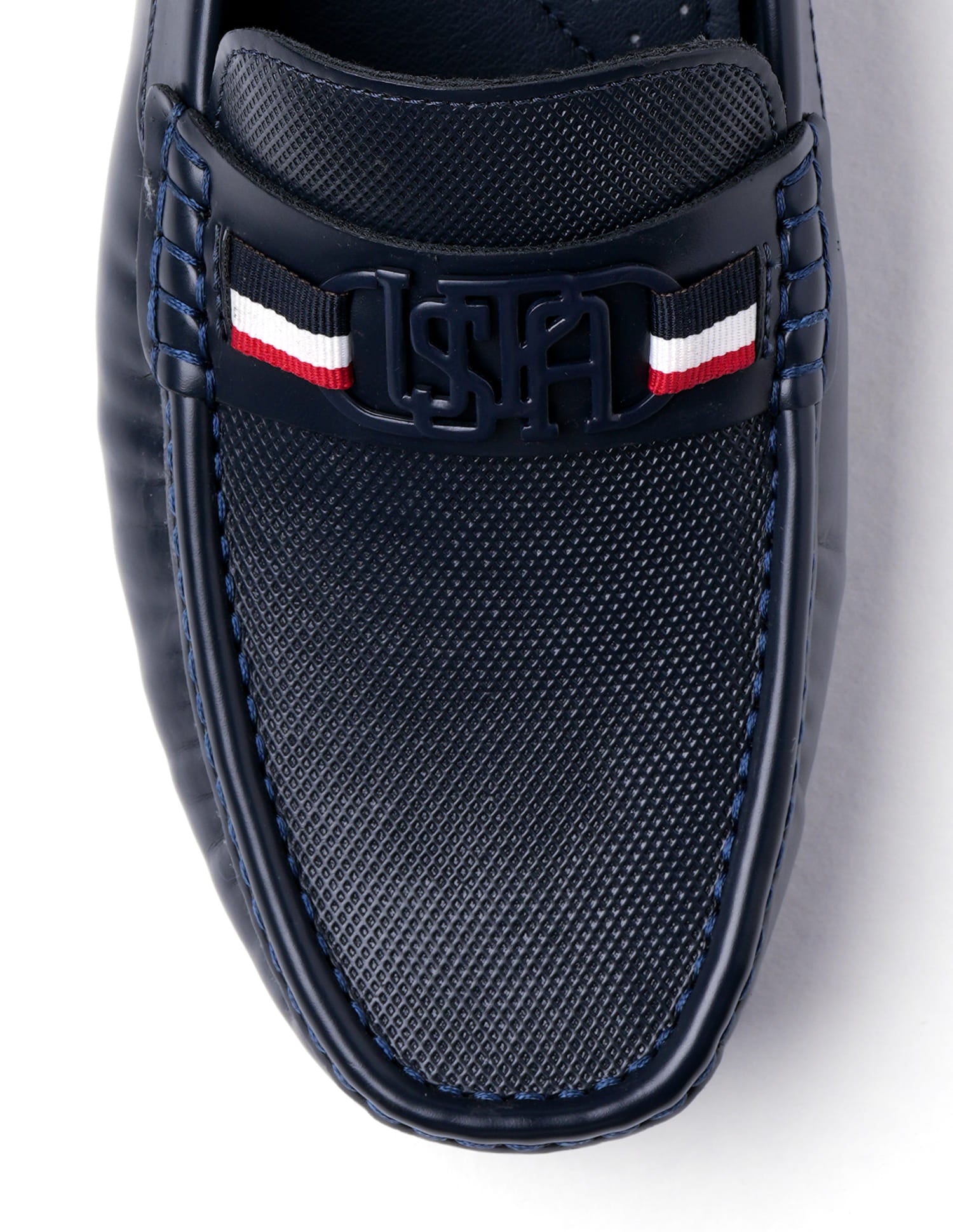 Men Anton Textured Loafer Navy - U.S. Polo Assn. India | Large