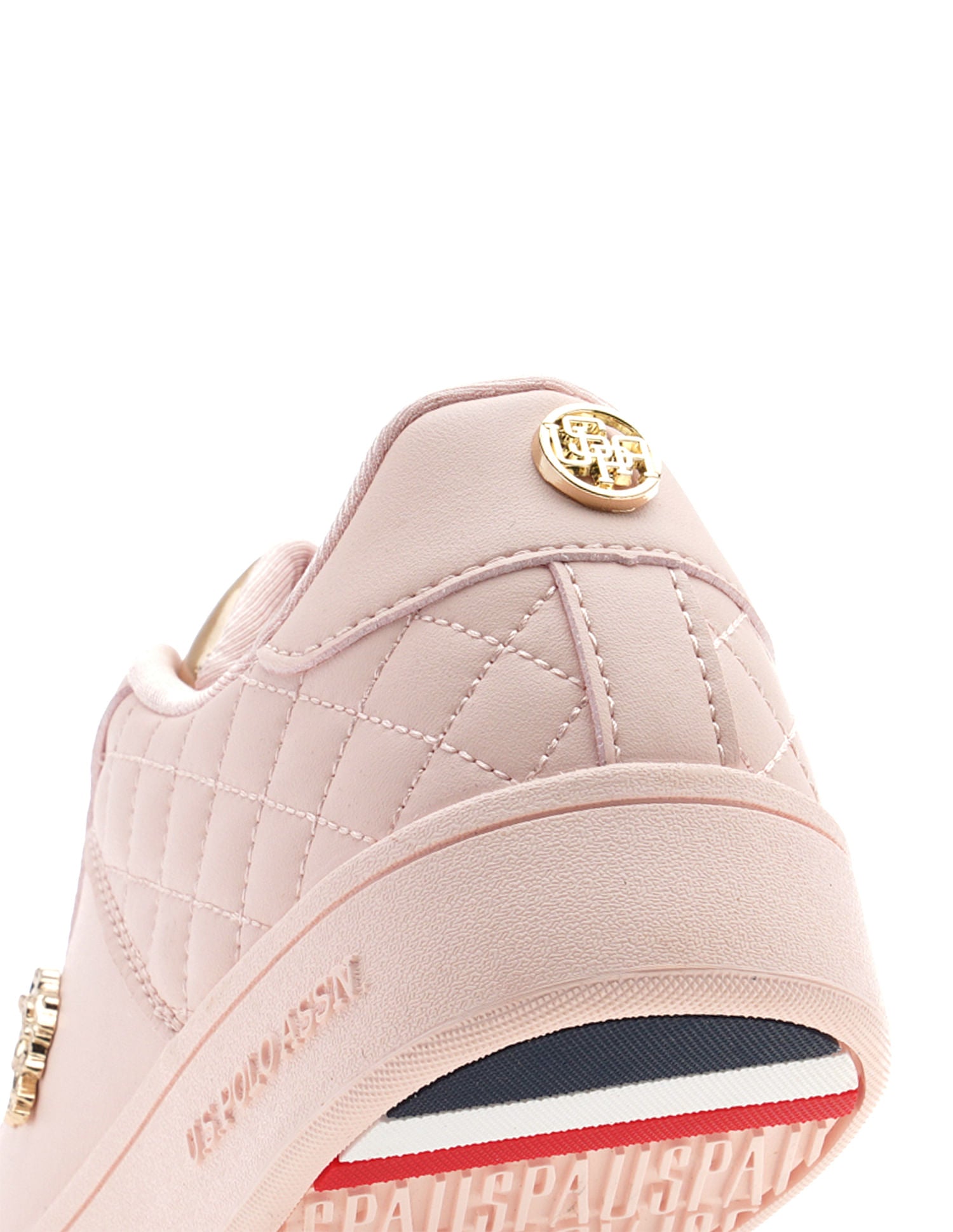Women Quilted Simone Sneakers Light Pink - U.S. POLO ASSN. | Large