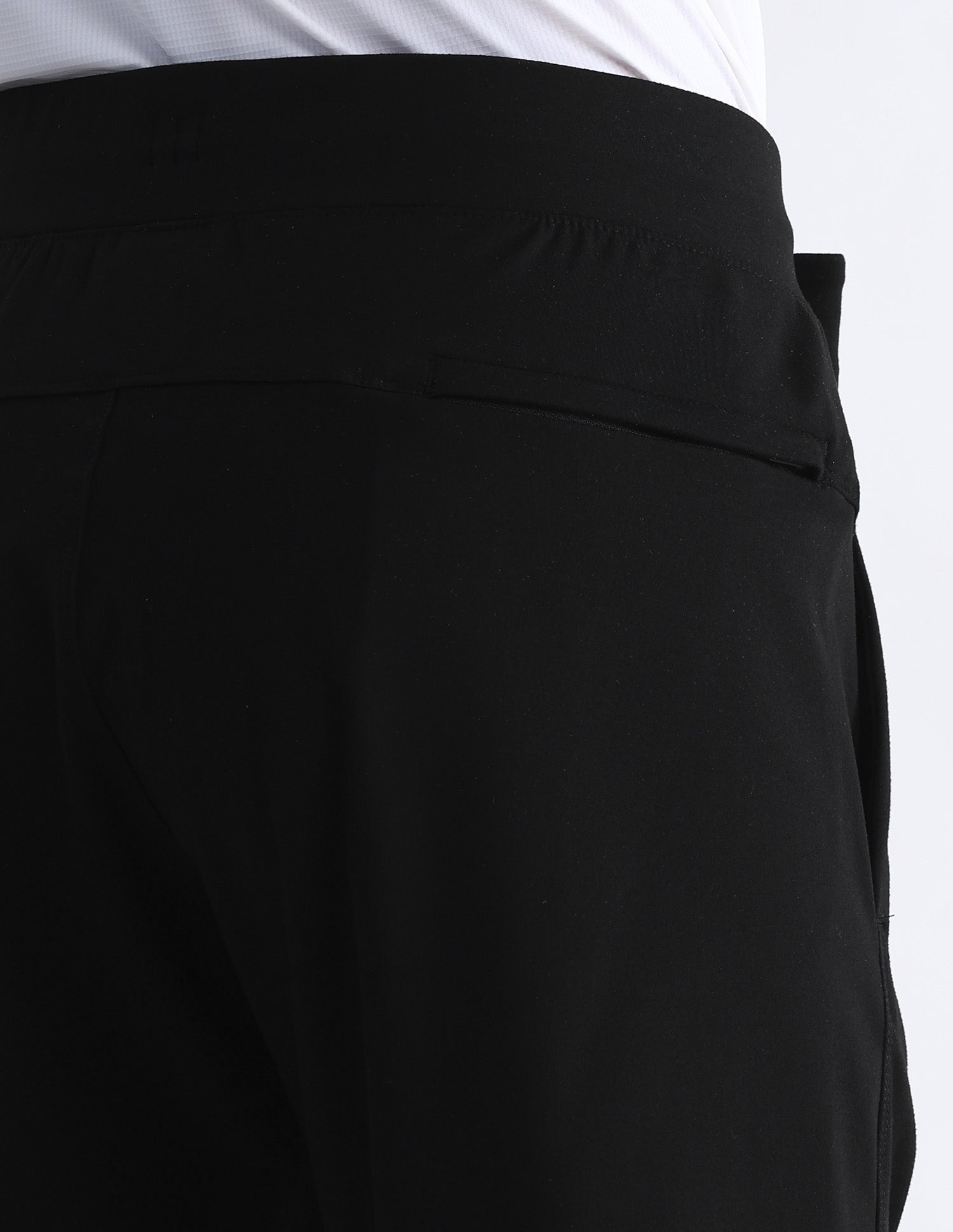 Solid Slim Fit Active Shorts Black - U.S. Polo Assn. India | Large