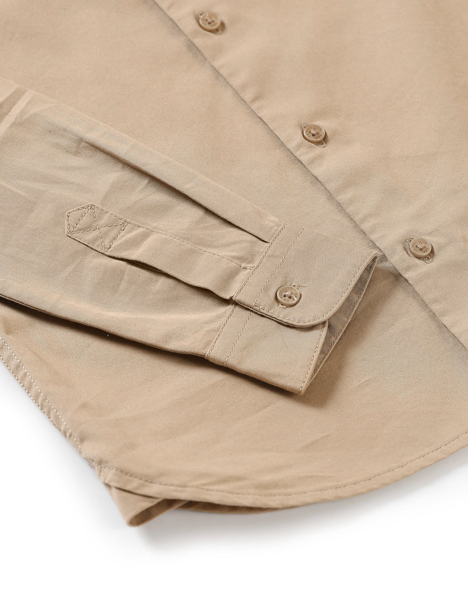 Twill Graphic Brand Printed Shirt Khaki - U.S. Polo Assn. India | Large