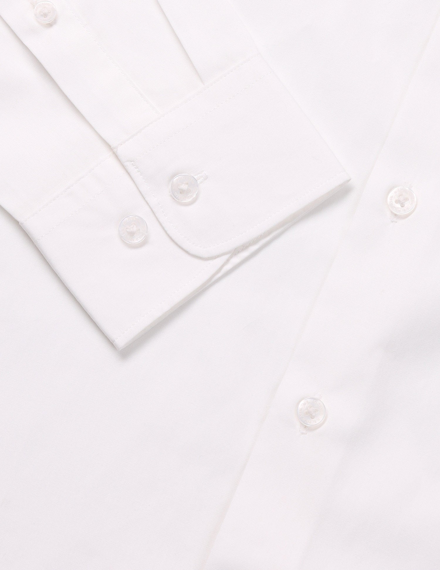 Tailored Fit Solid Shirt White - U.S. POLO ASSN. | Large