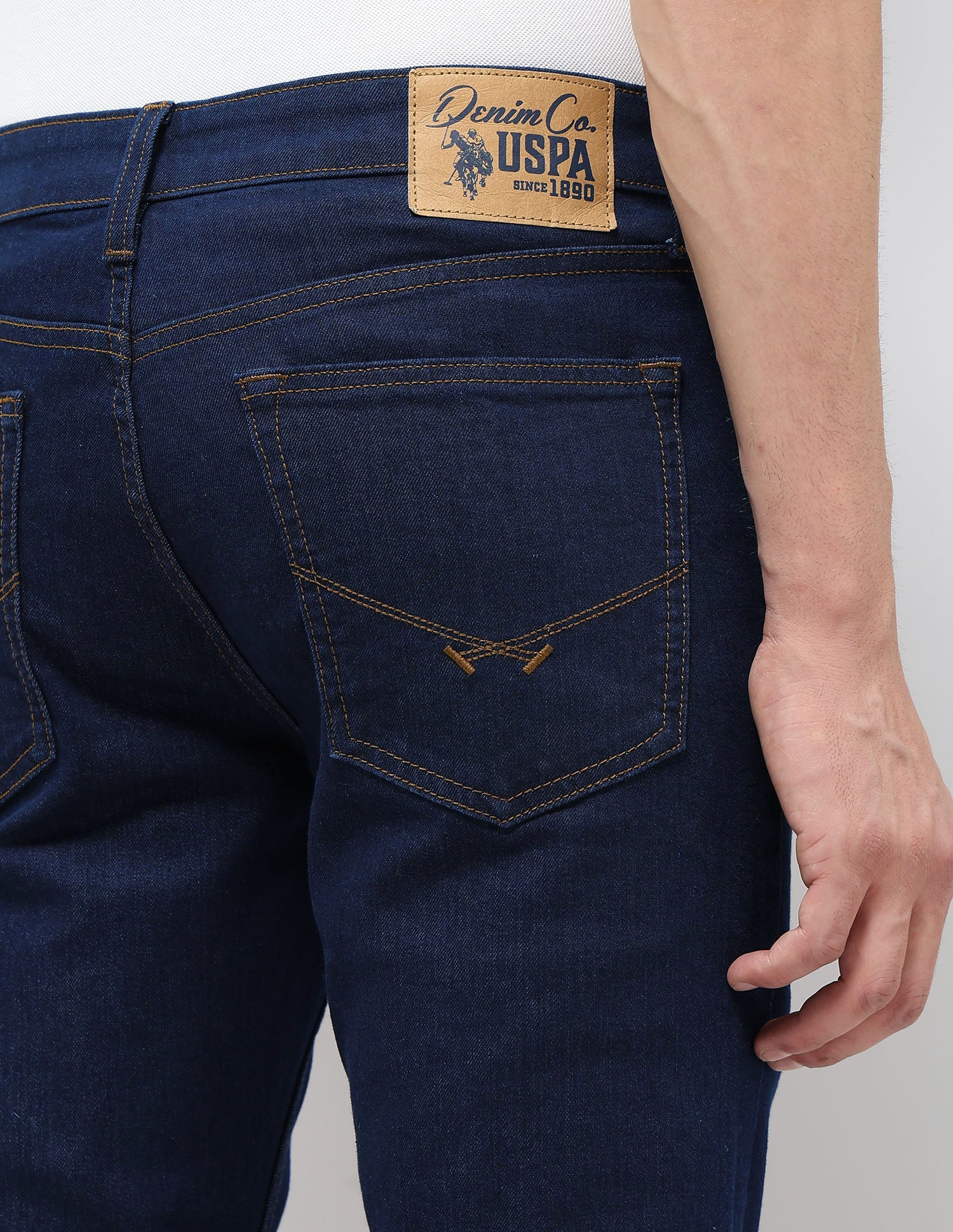 Regallo Skinny Fit Blue Jeans Indigo - U.S. Polo Assn. India | Large