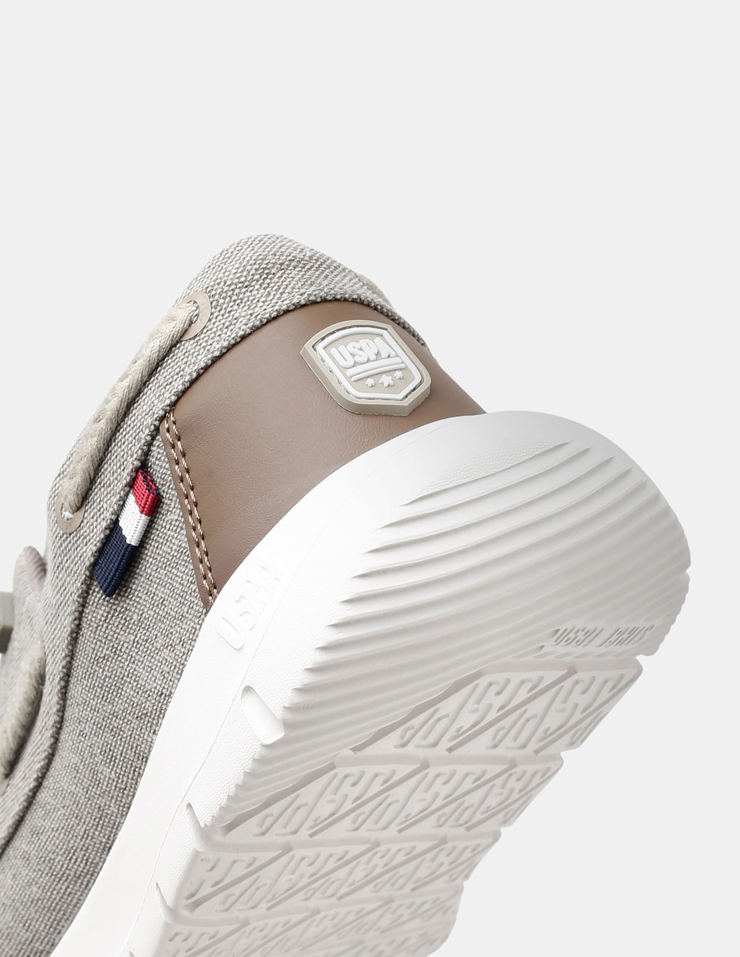 Round Toe Slip Ons Nero Sneakers Beige - U.S. Polo Assn. India | Large