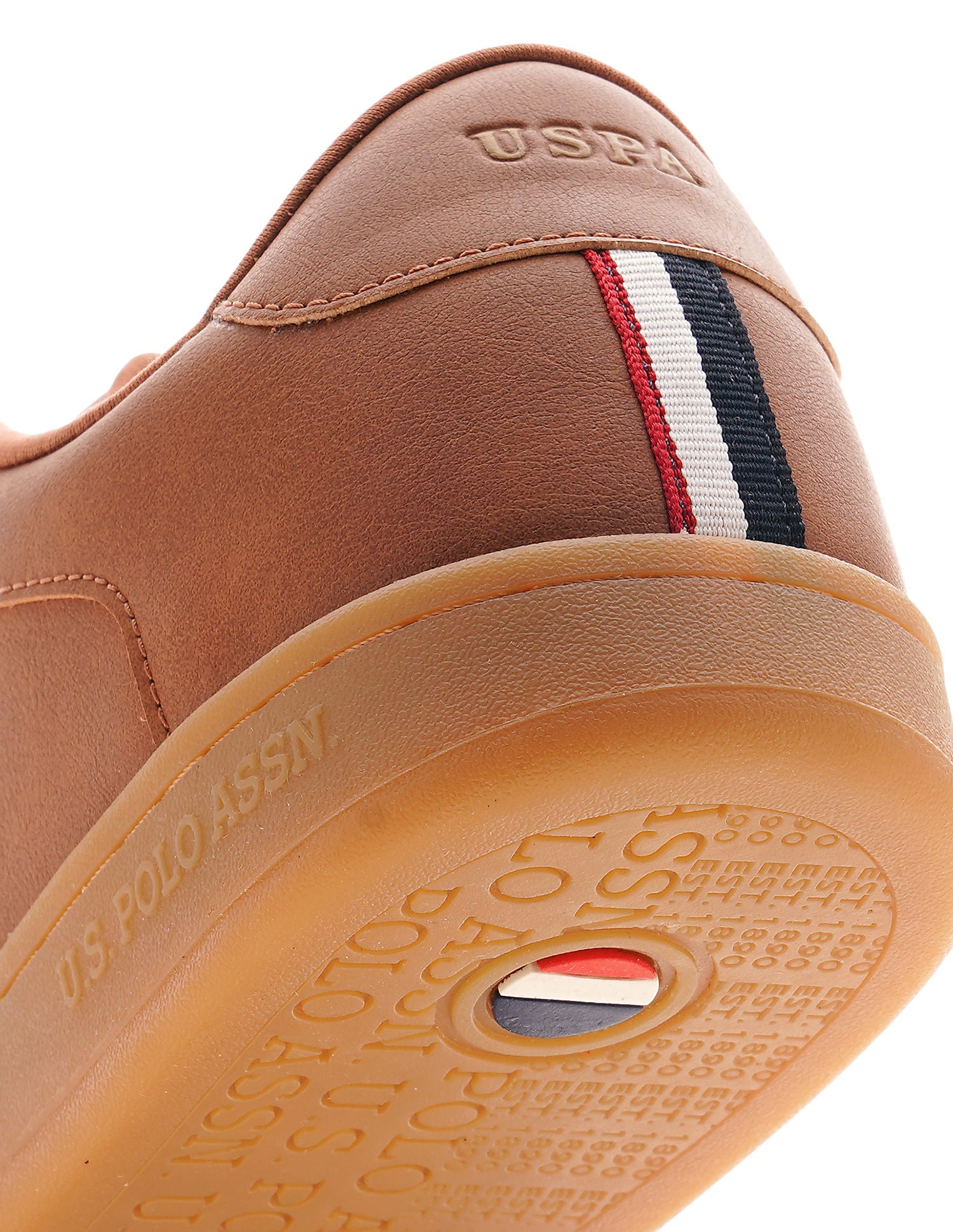 Men Reiner Tan Retro Court Sneakers Tan - U.S. POLO ASSN. | Large