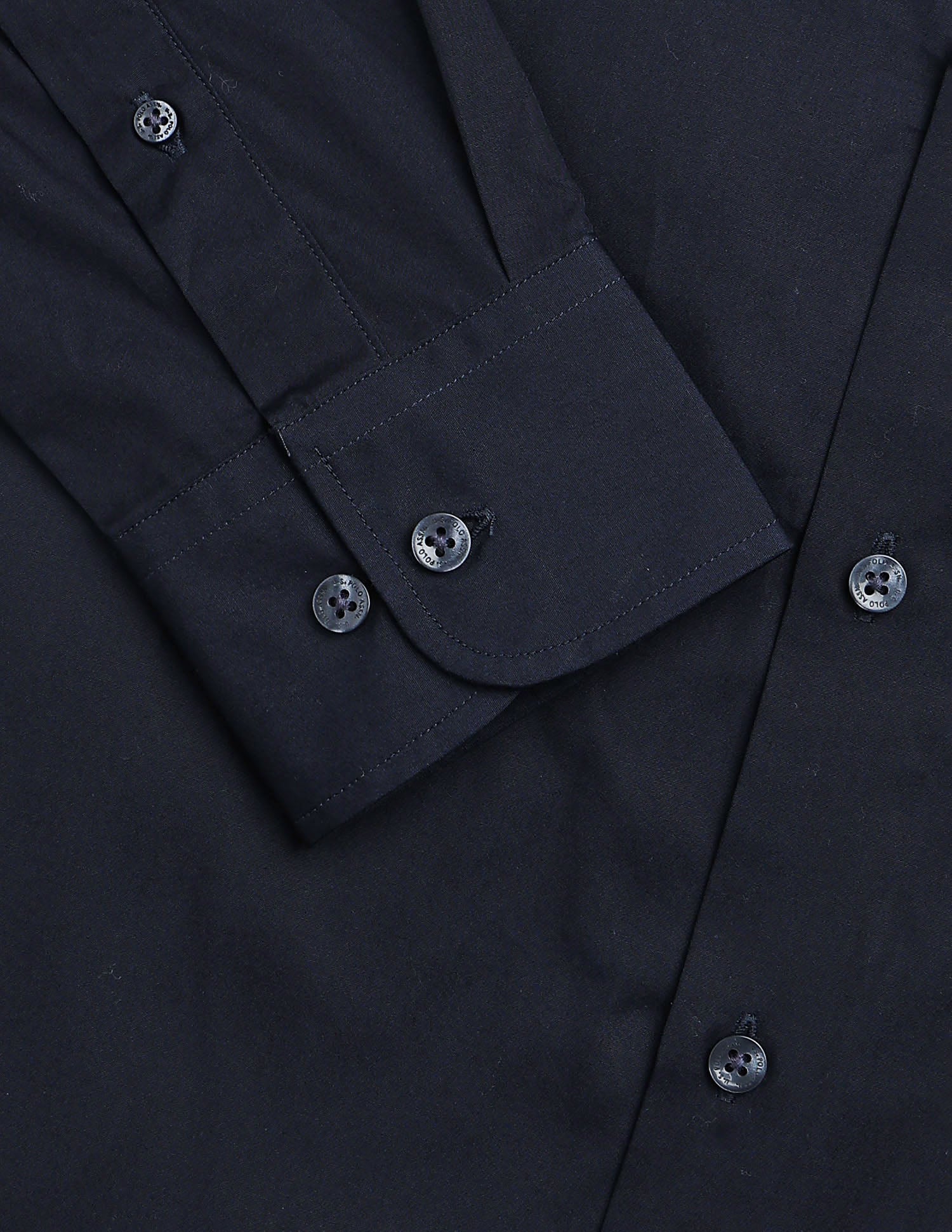 Tailored Fit Solid Shirt Navy - U.S. POLO ASSN. | Large