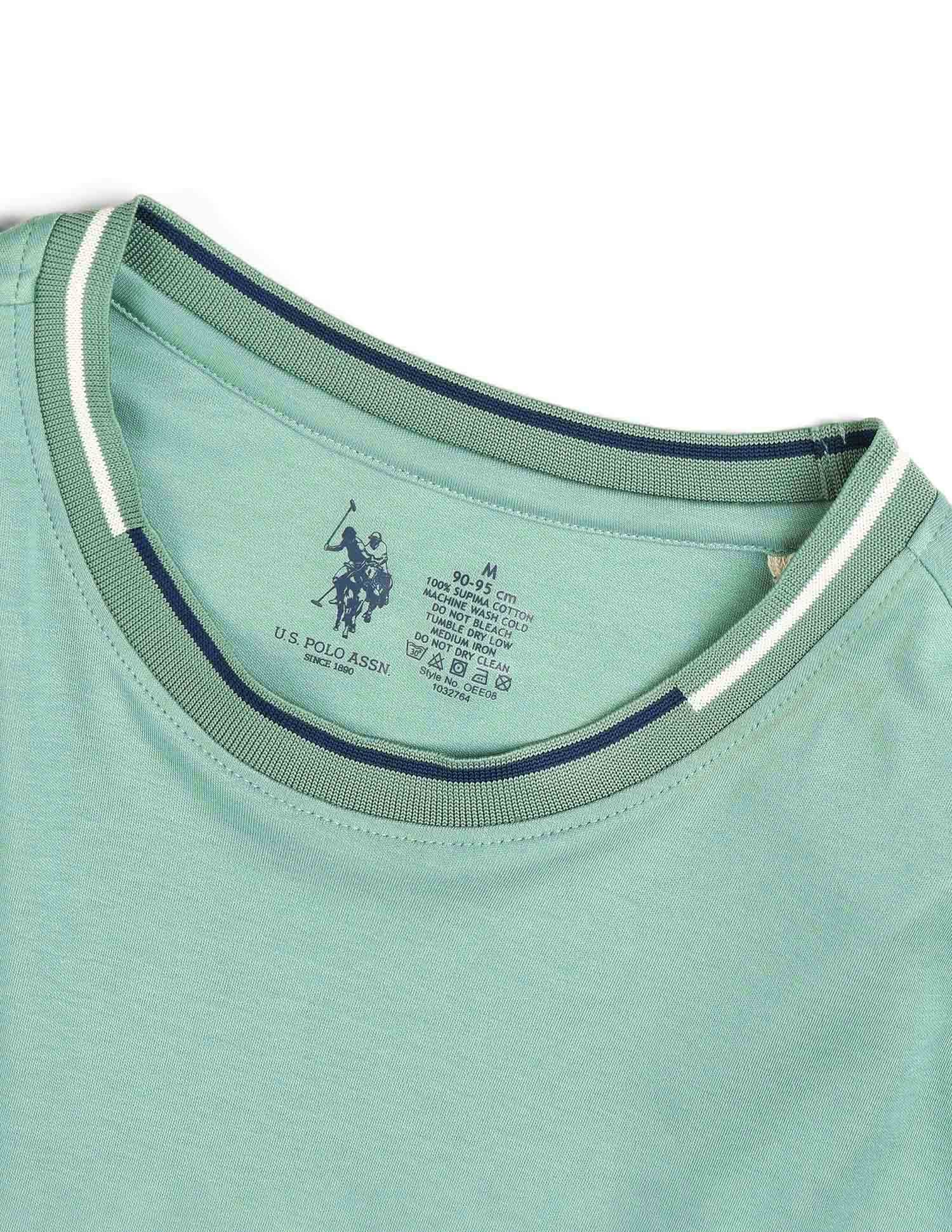 Crew Neck Comfort Fit OEE08 Lounge T-Shirt - Pack Of 1 Feldspar - U.S. POLO ASSN. | Large