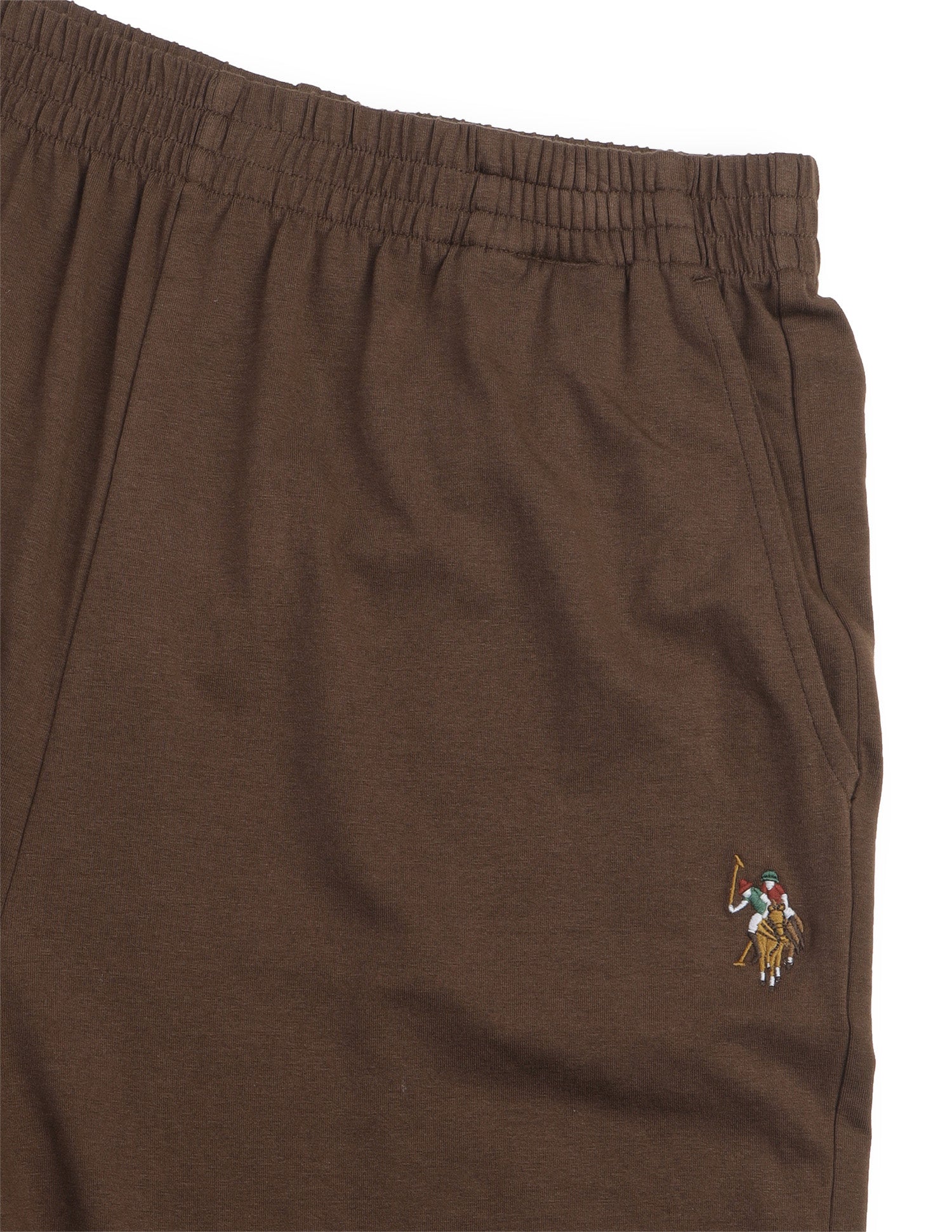 Wide Leg Fit Lounge Wear Pants Brown - U.S. Polo Assn. India | Large